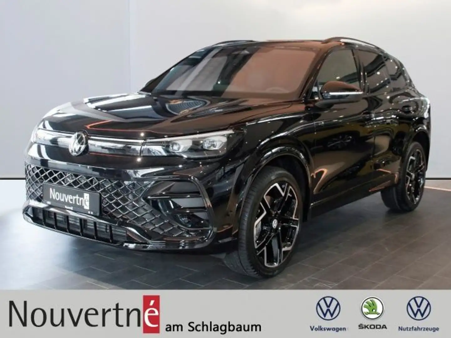 Volkswagen Tiguan R-Line 4MOTION AHK+Navi+Klima+IQ.Drive LED Schwarz - 1