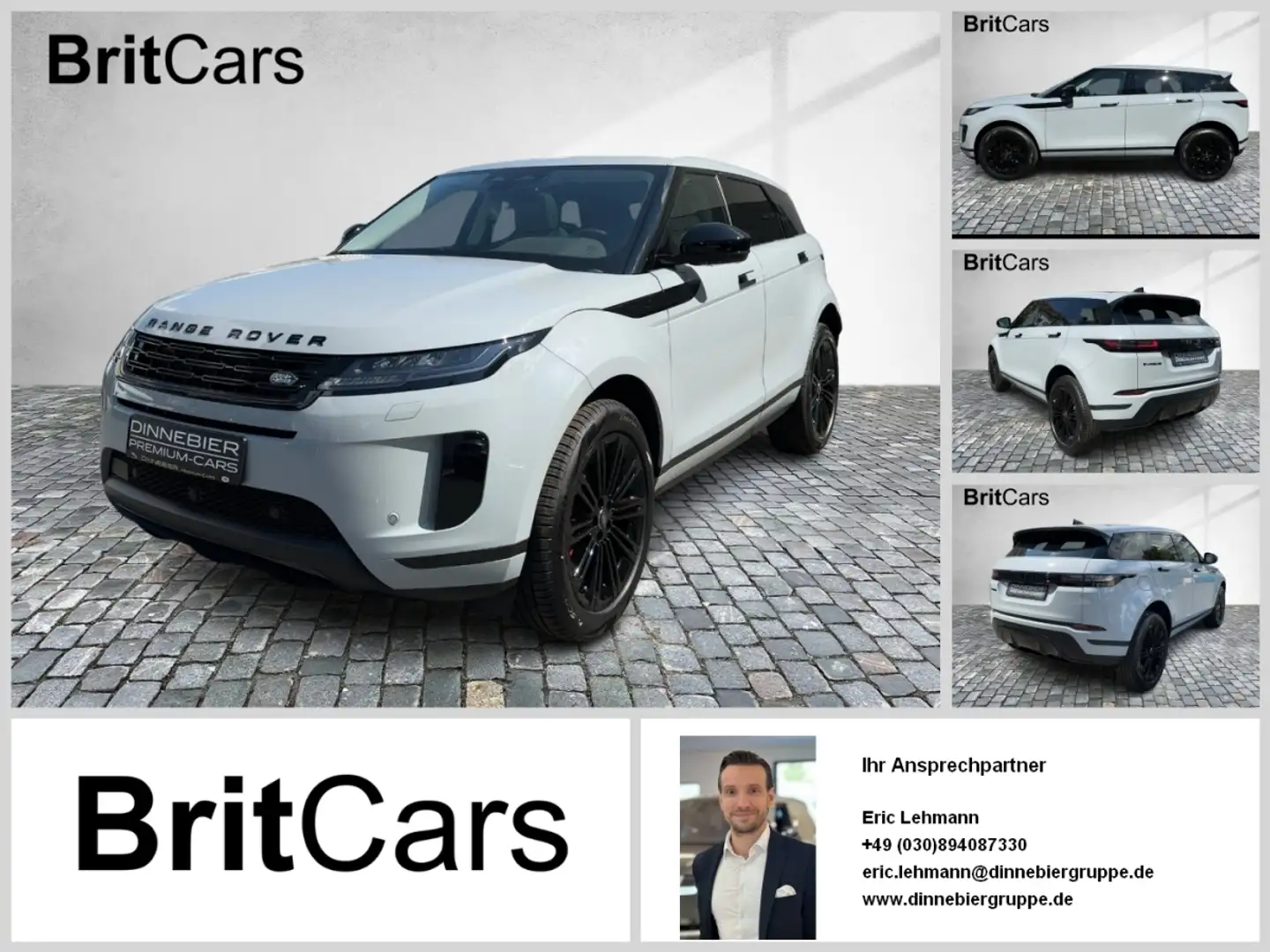 Land Rover Range Rover Evoque D165 S Panodach, Winter, Black Grau - 1
