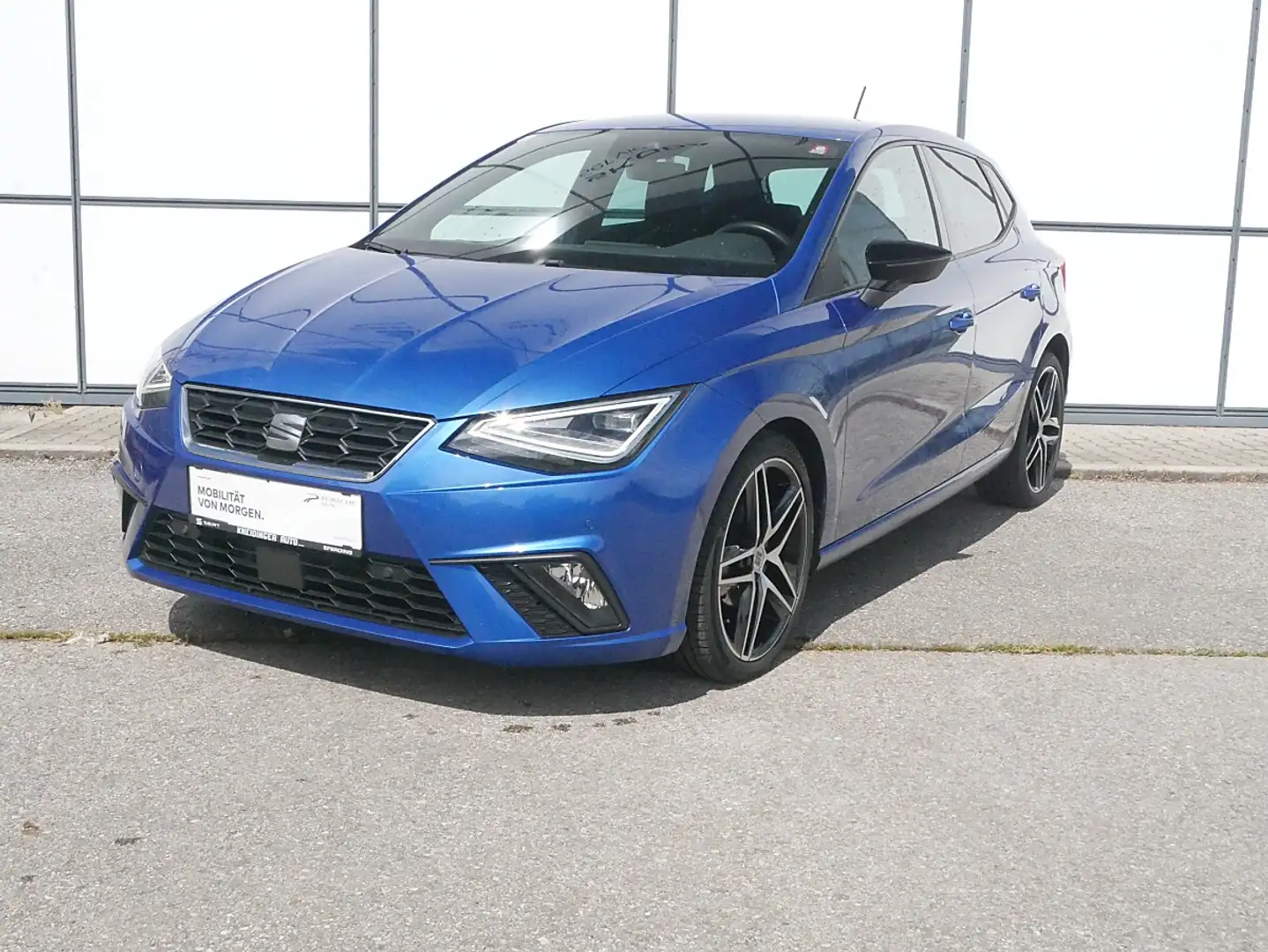 SEAT Ibiza 1,0 ECO TSI FR Austria, Teilleder-Alcantara, LE... Blau - 2