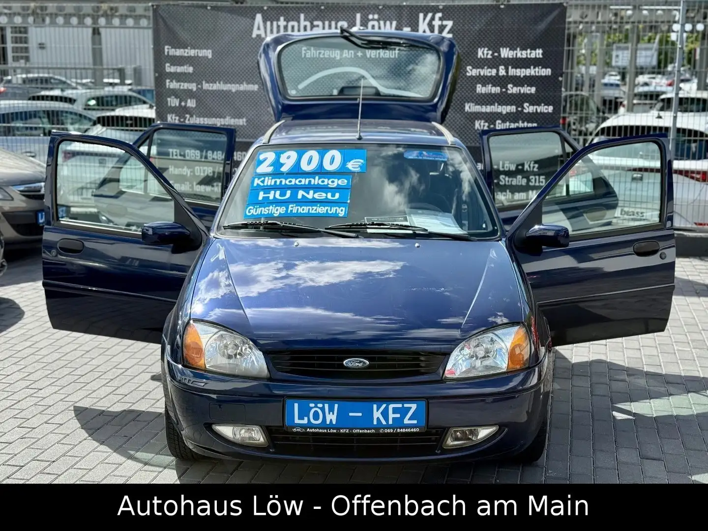 Ford Fiesta 1.2 TÜV NEU KLIMA ALLWETTERREIFEN 1.HAND Blau - 1