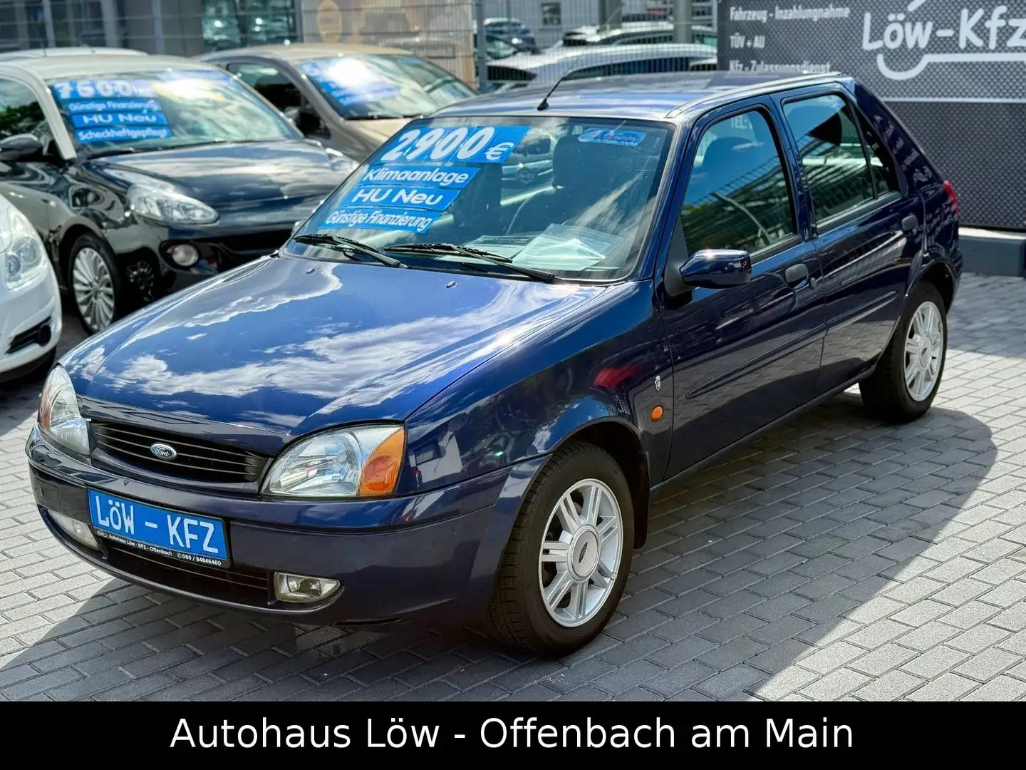 Ford Fiesta 1.2 TÜV NEU KLIMA ALLWETTERREIFEN 1.HAND Blau - 2