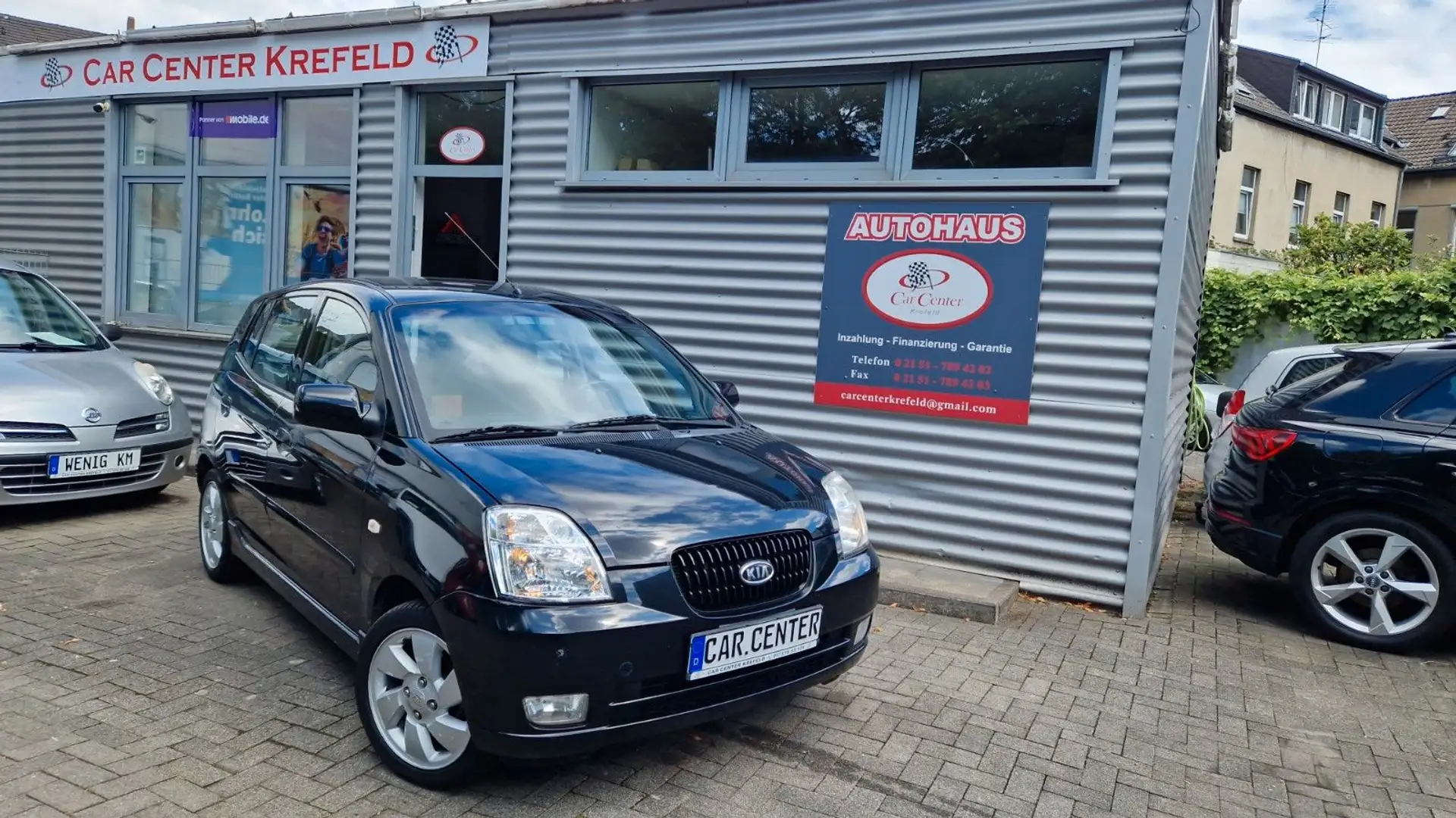Kia Picanto 1.1 EX TÜV NEU+KLIMA+SITZHEIZUNG Schwarz - 1