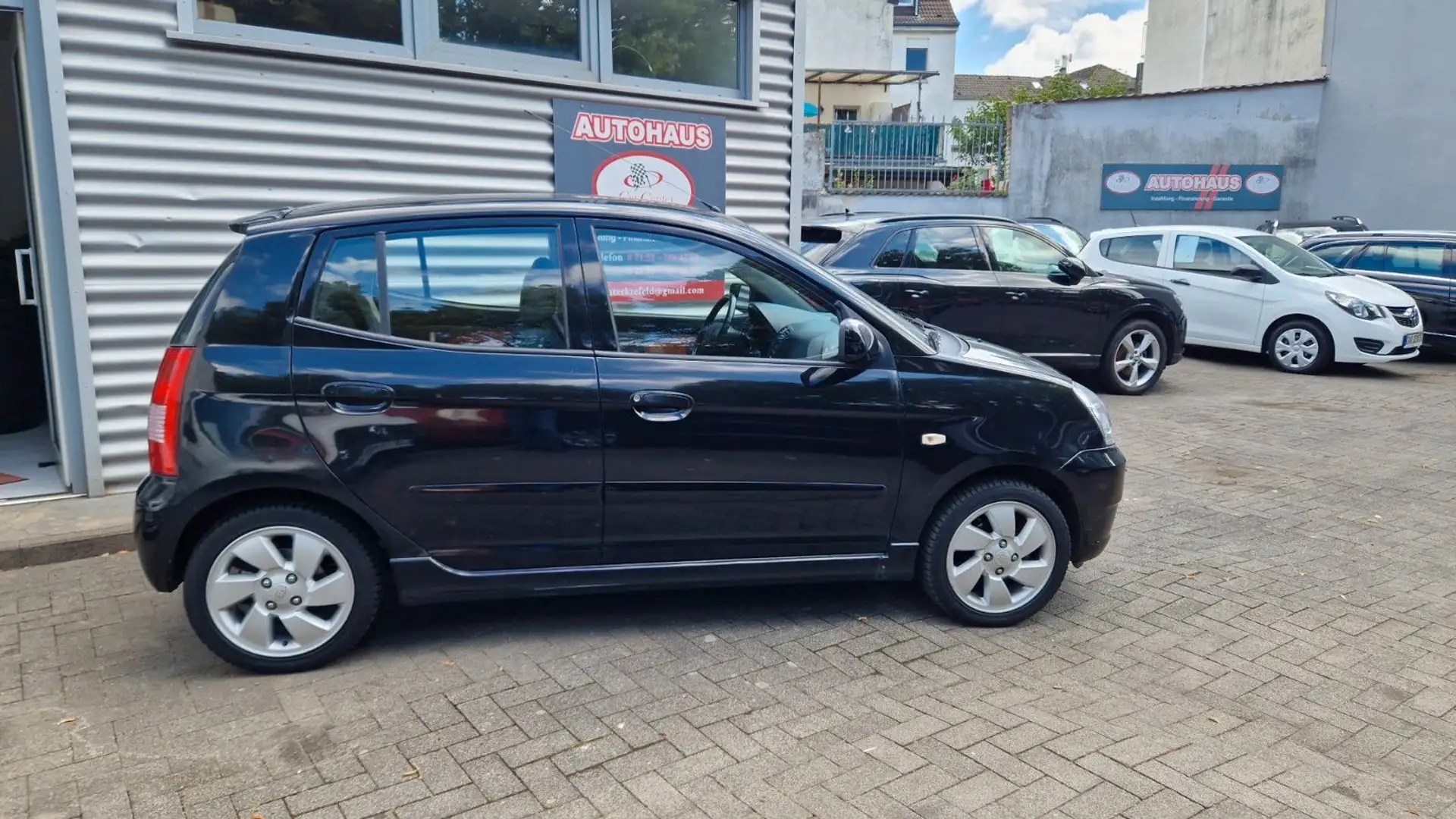 Kia Picanto 1.1 EX TÜV NEU+KLIMA+SITZHEIZUNG Schwarz - 2