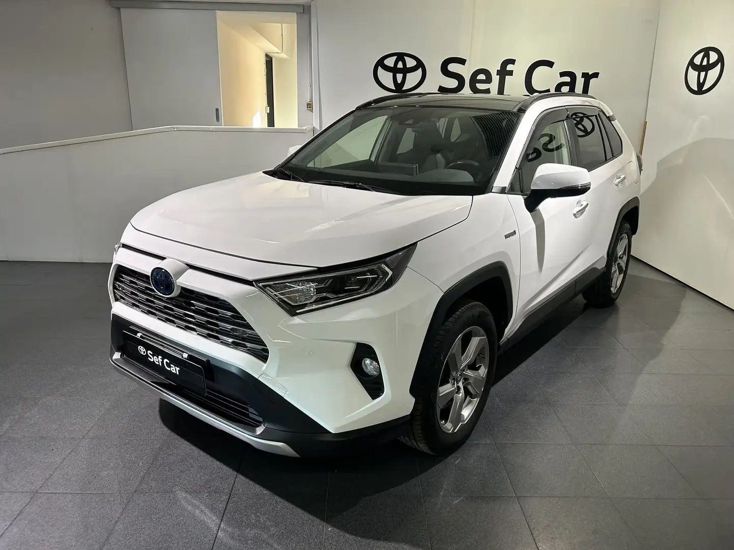 Toyota RAV 4 RAV4 2.5 HV (218CV) E-CVT 2WD Lounge + TETTO PANO Blanc - 1