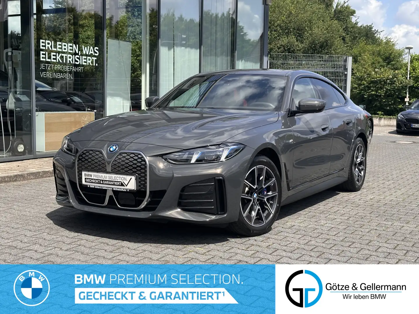 BMW i4 xDrive40 M Sport //Schiebed. Stop&Go FACELIFT! Gris - 1