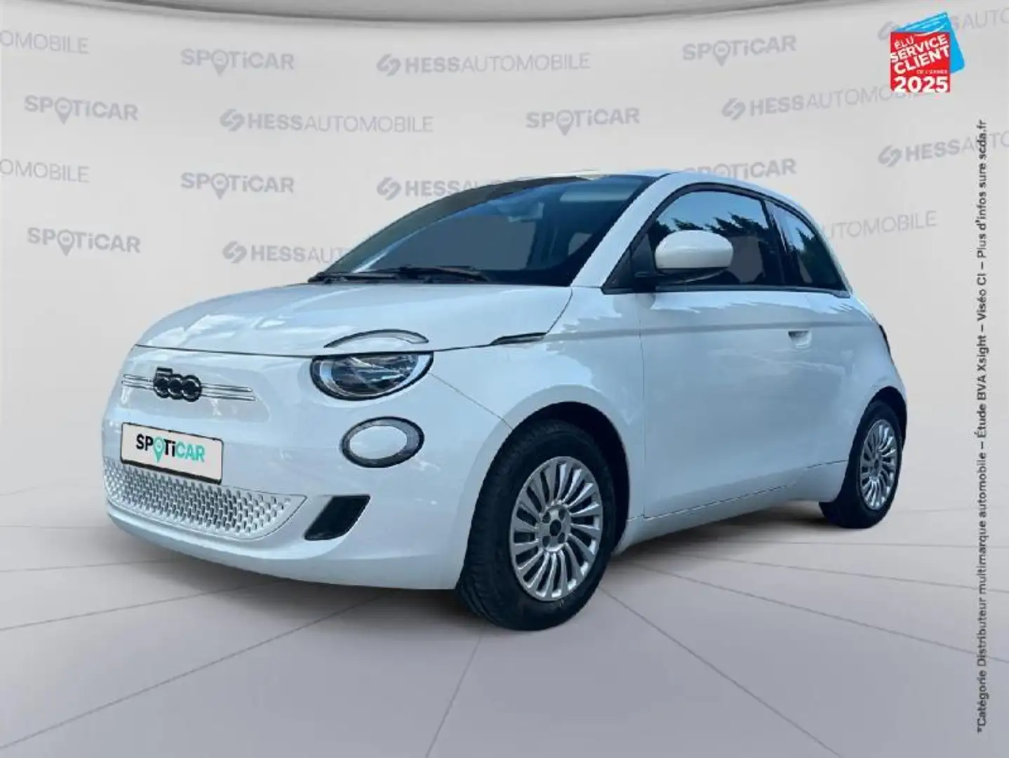 Fiat 500e e 95ch Action Blanc - 1