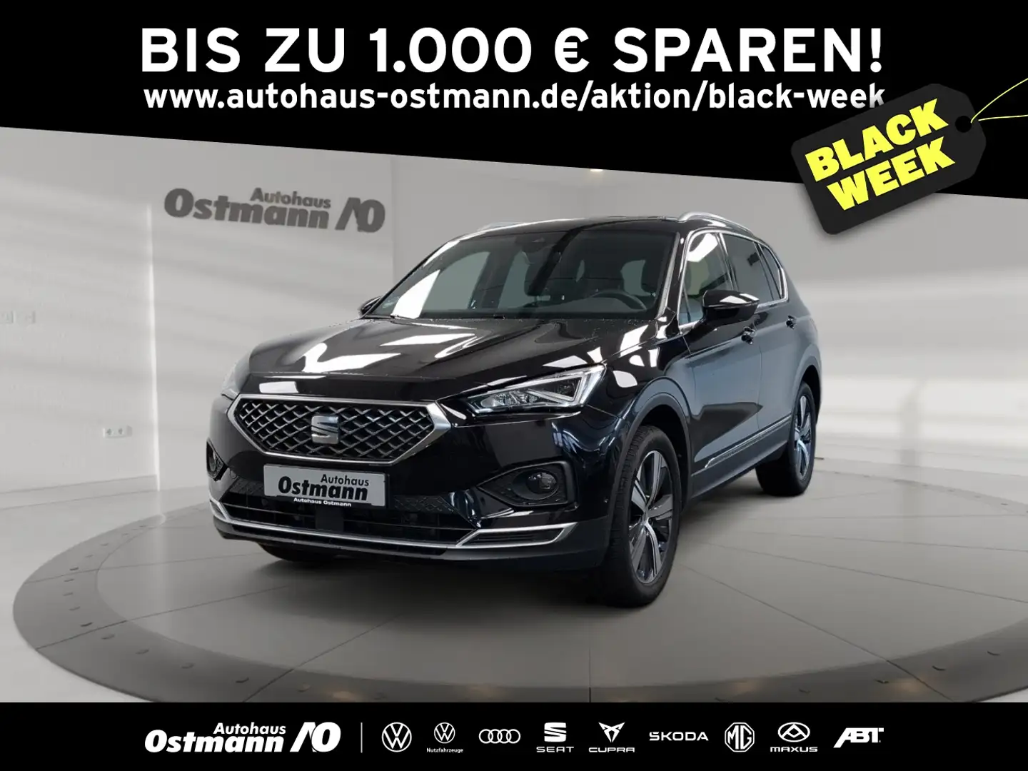 SEAT Tarraco 1.5 TSI ACT Xperience AHK KAM LED el.Heck Schwarz - 1