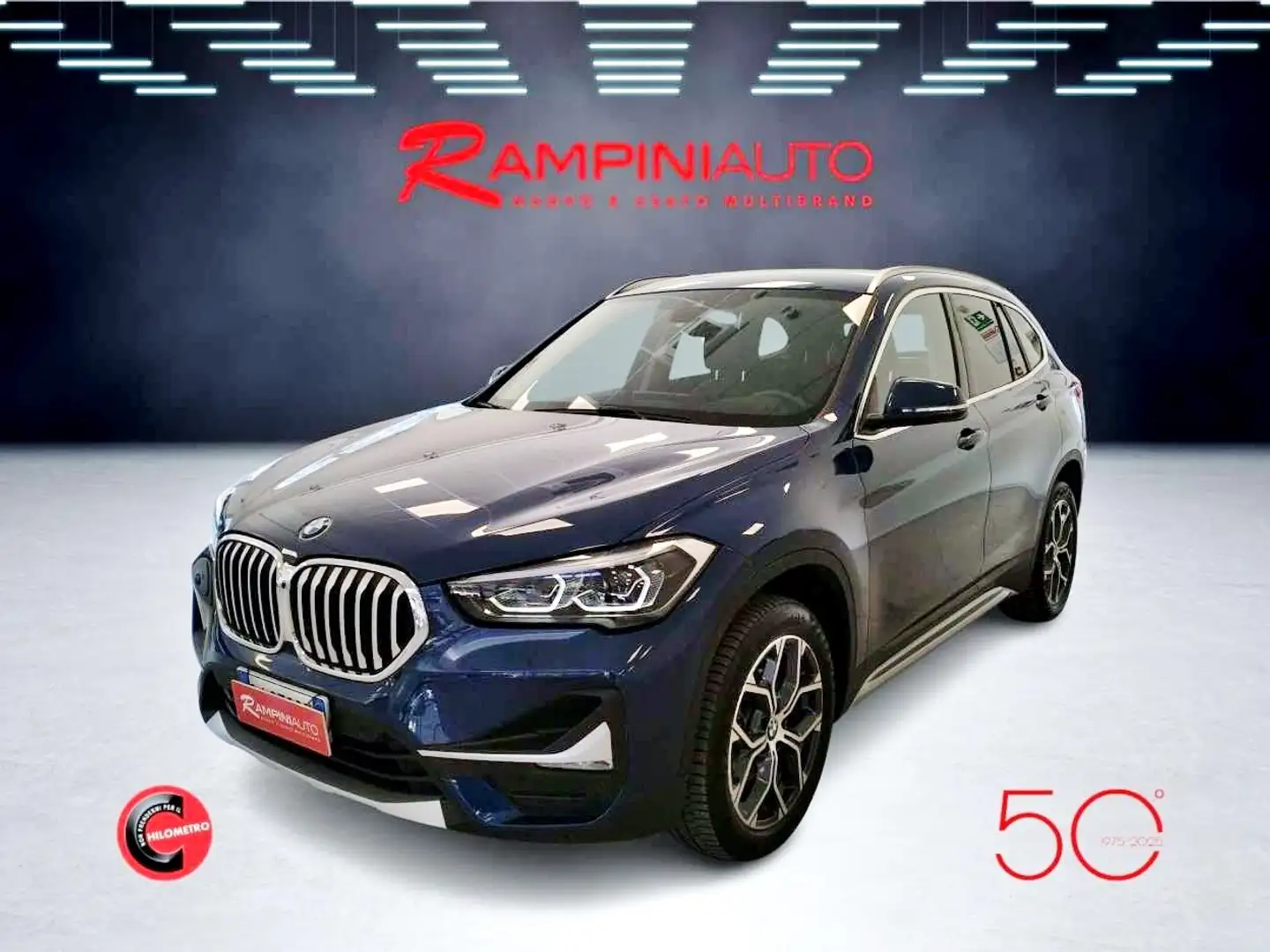 BMW X1 sDrive16d xLine Plus Automatica KM 38.000 Iva Espo Blu/Azzurro - 2
