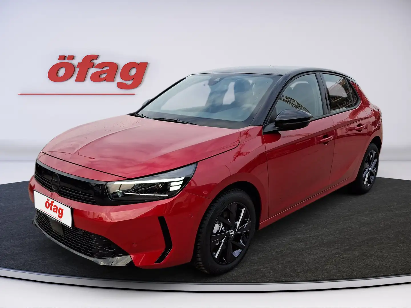 Opel Corsa 1.2 Direct Injection Turbo Euro 6.4 MHEV  GS Aut. Rouge - 1