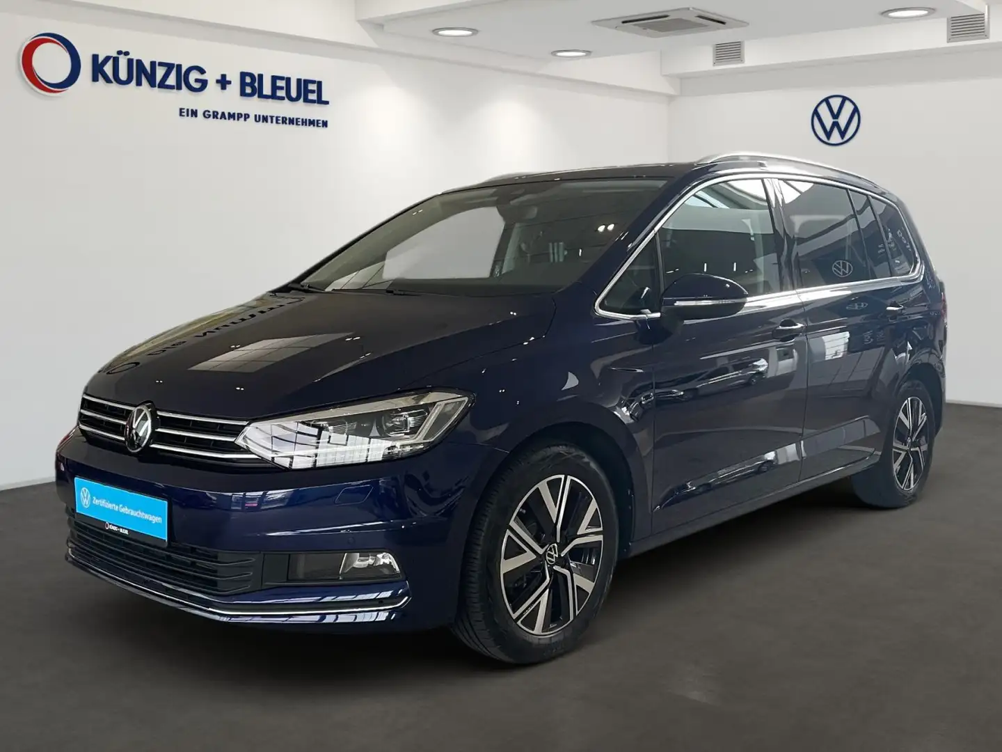Volkswagen Touran Highline 150PS DSG*Nav*AHK*Pano*Kam*elekt Blau - 2