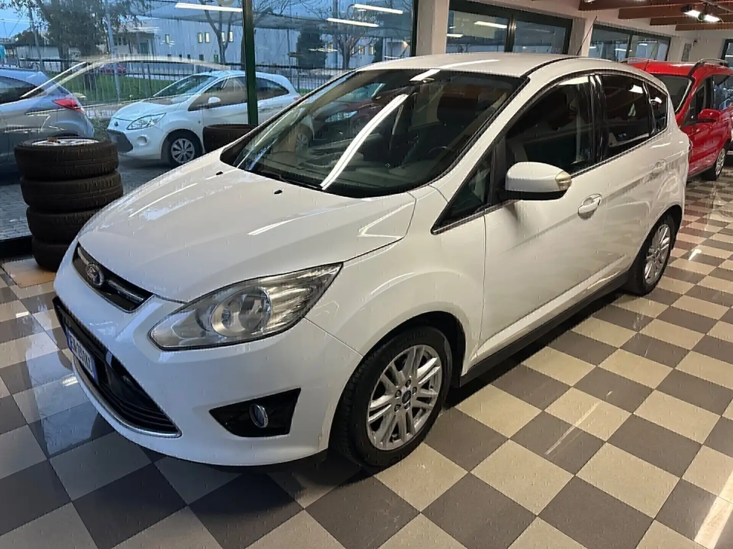 Ford C-Max Ford C-Max 1.6 TDCi 115CV Titanium Blanc - 1