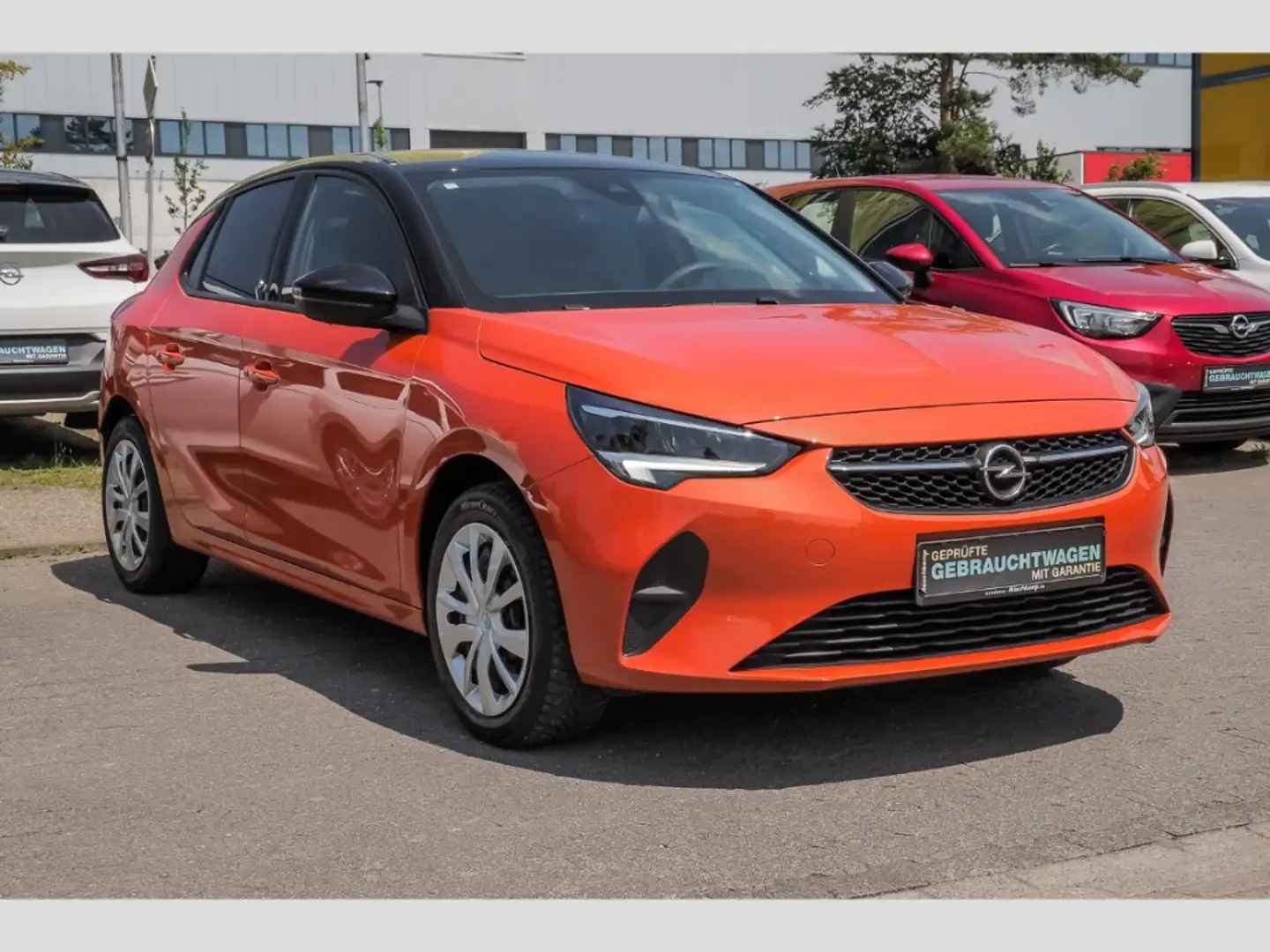 Opel Corsa-e F Edition LED-Scheinwerfer PDC RückKam Klimaauto A Orange - 2