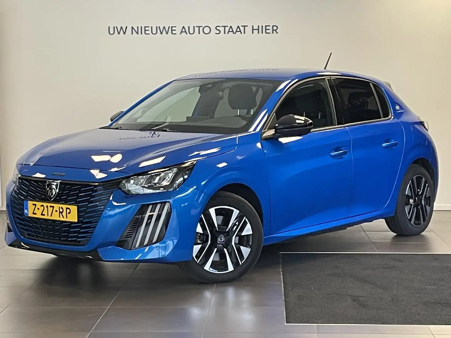 Peugeot e-208 Style EV 3-FASEN 50kWh 136pk | STOELVERW. | KEYLES Blau - 2