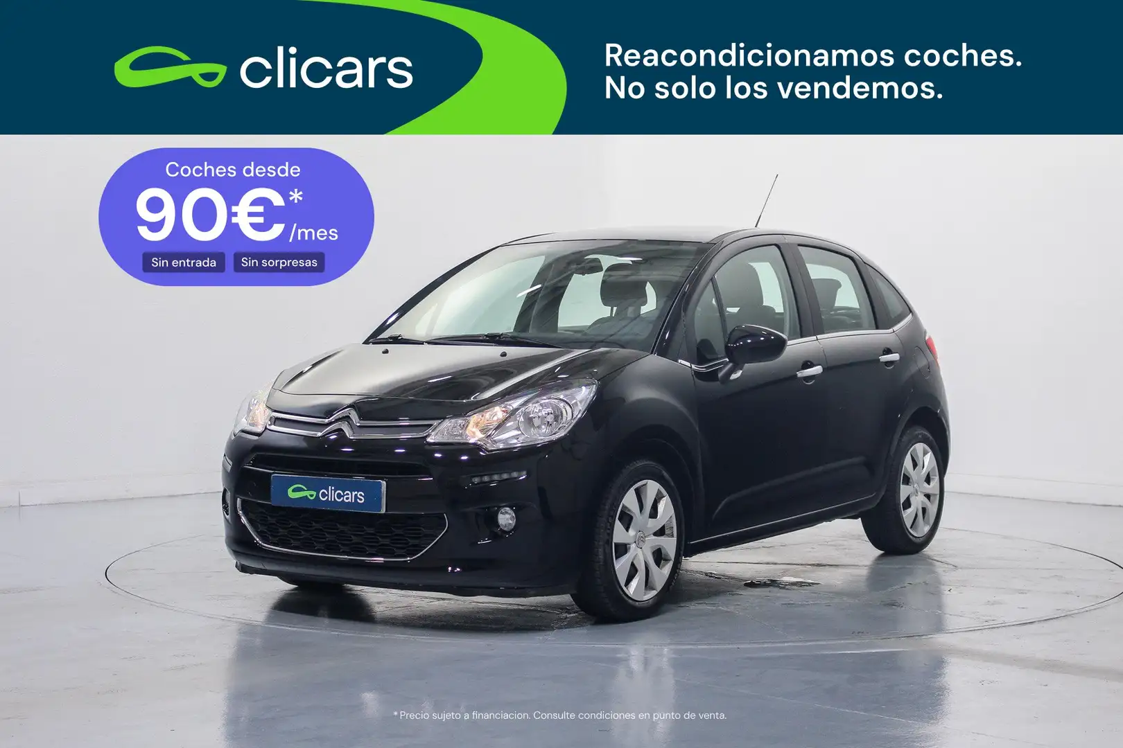 Citroen C3 1.2 PureTech Tonic 82 Negro - 1