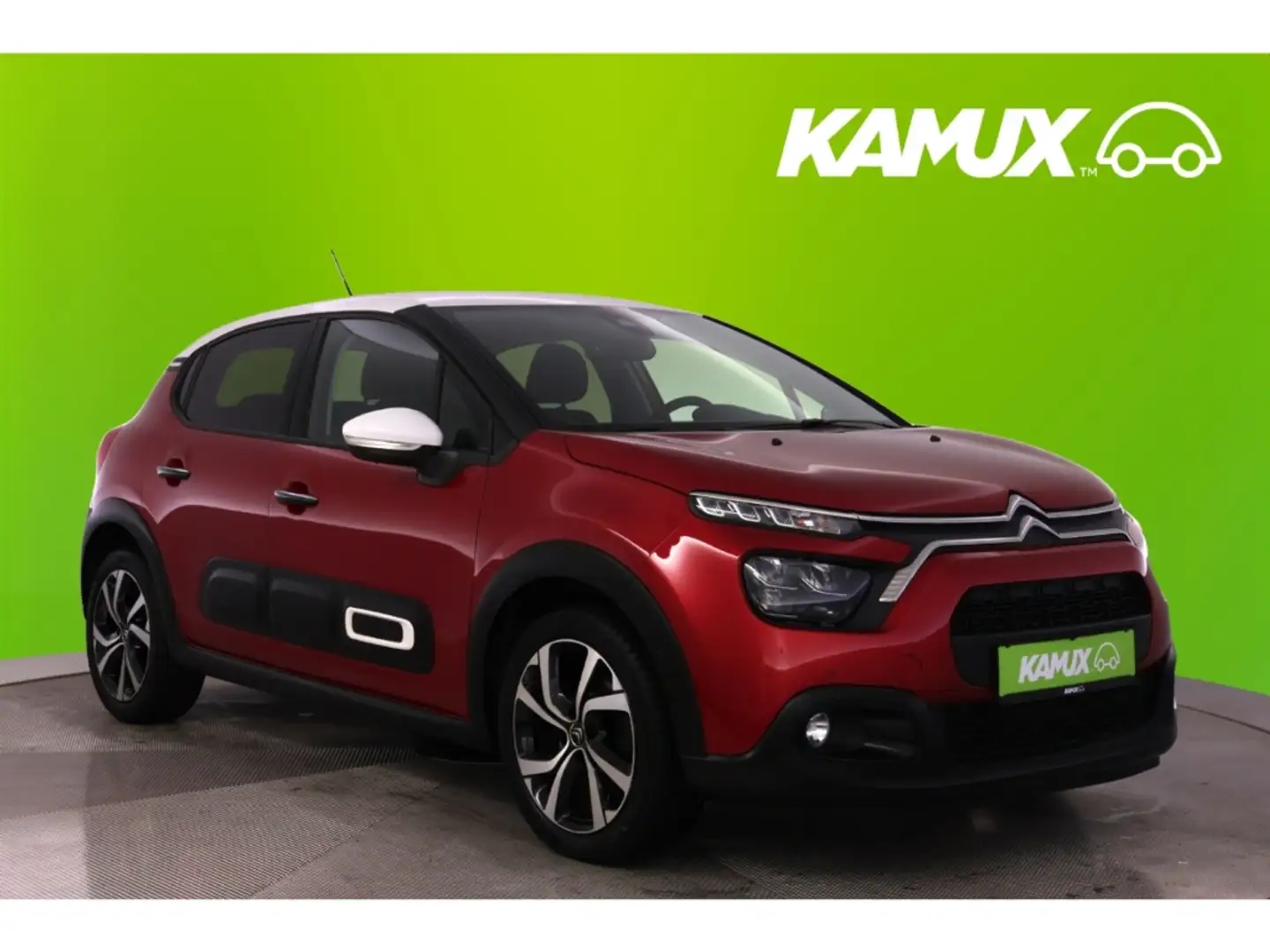 Citroen C3 1.2PureTech Aut.Shine Pack+LED+NAVI+KAMERA Rojo - 1