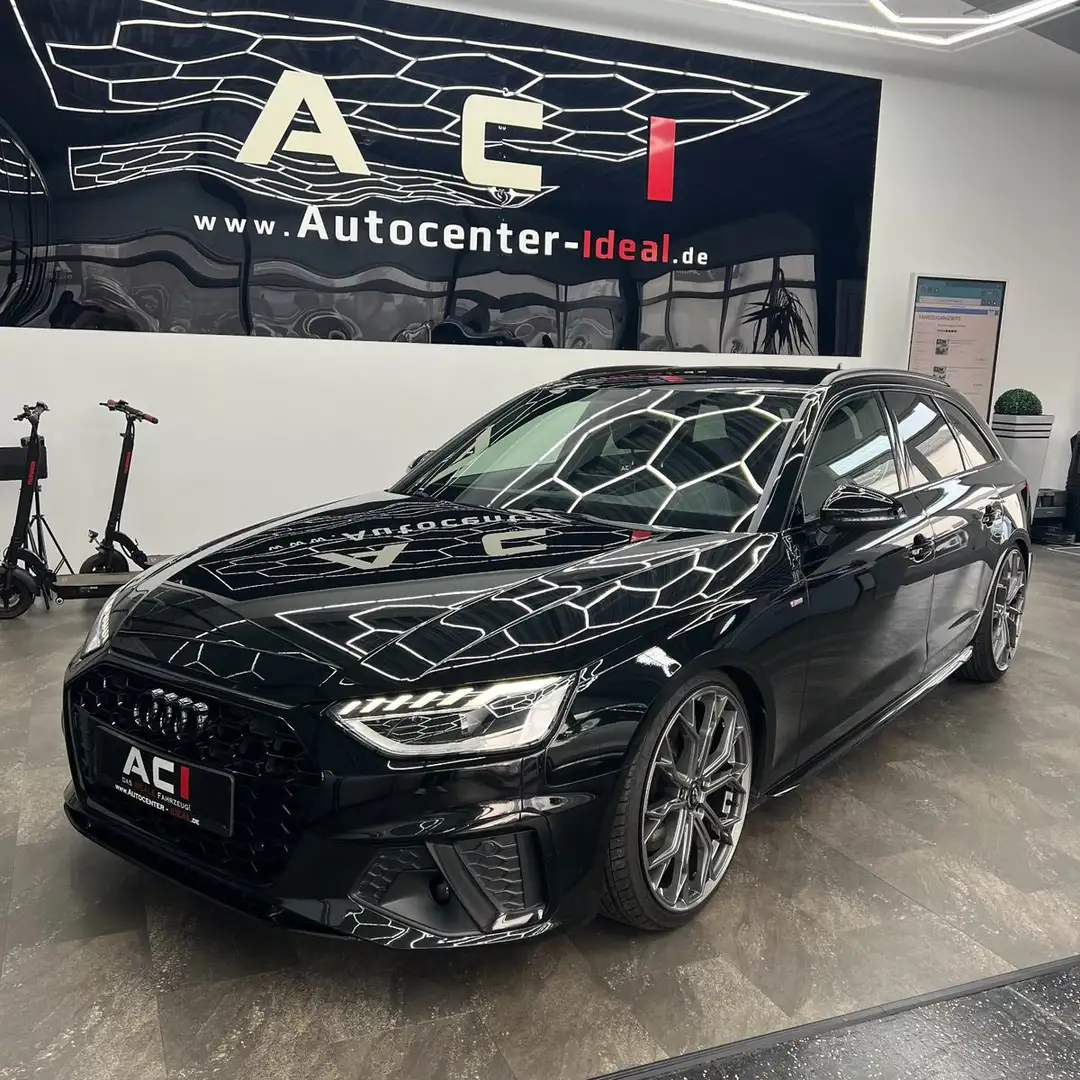 Audi A4 Avant 35 TFSI S line, LED, Gwfhrk, NaviPl., Noir - 1