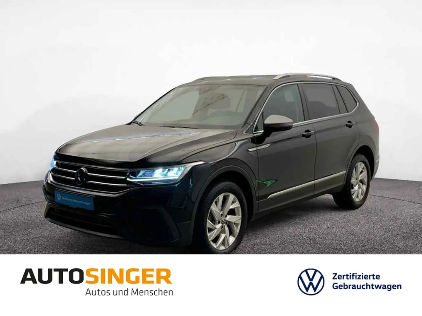 Volkswagen Tiguan Allspace Life 1,5 TSI DSG 7S *AHK*NAV*ACC Noir - 1
