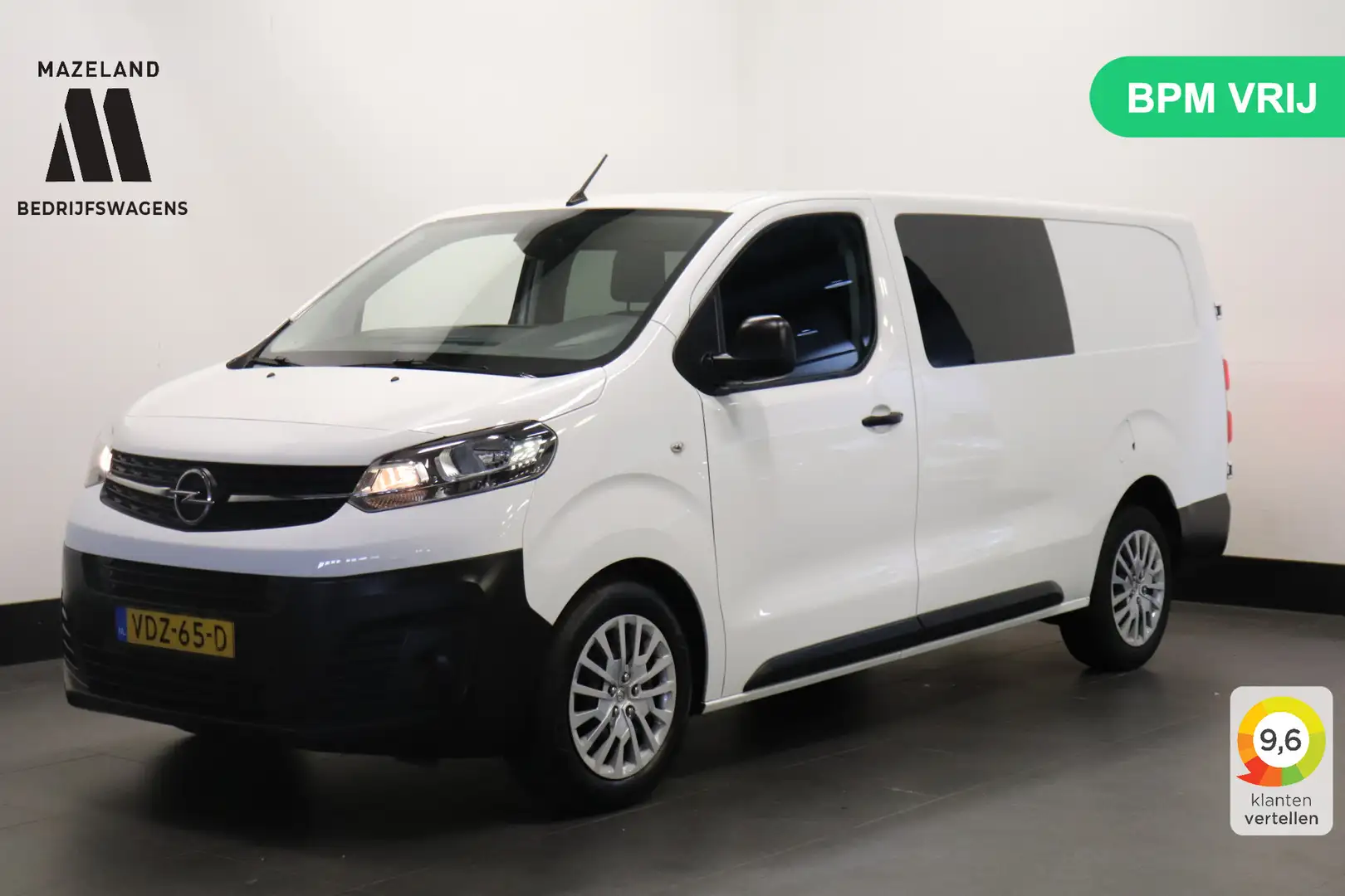 Opel Vivaro 2.0 CDTI 123PK L3 Dubbel Cabine EURO 6 - Airco - N Wit - 1