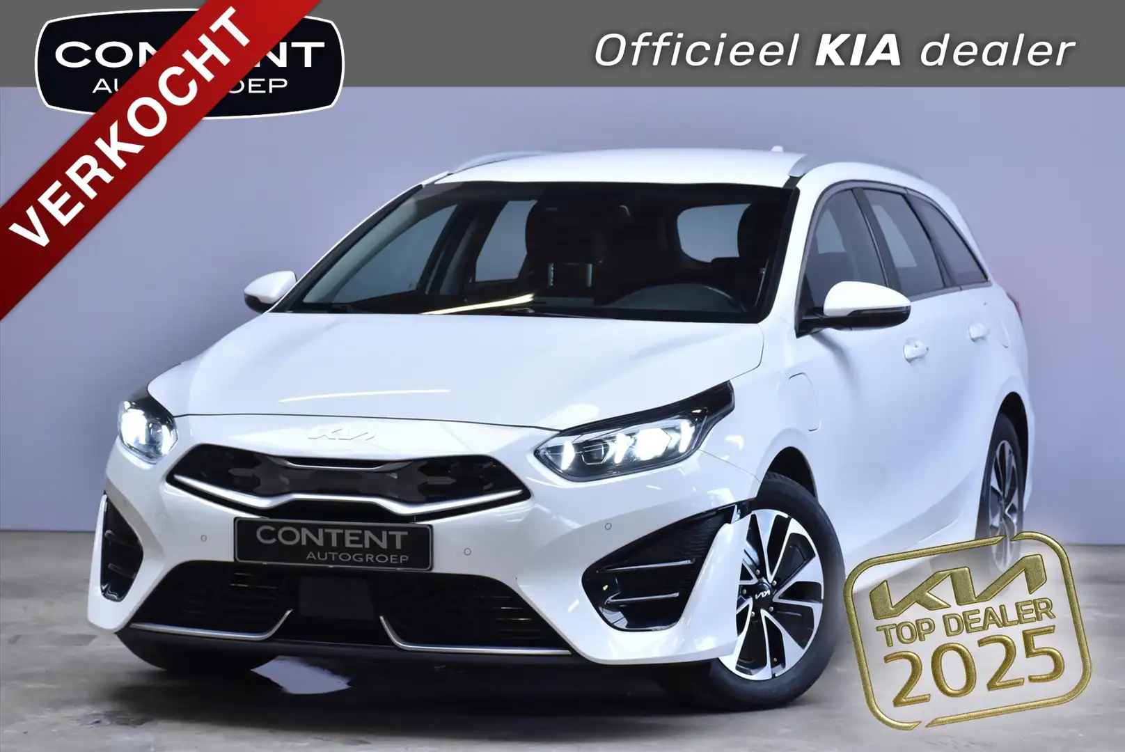 Kia Ceed / cee'd 1.6 GDI PHEV Plug-In DynamicPlusLine |Direct Rijde Wit - 1