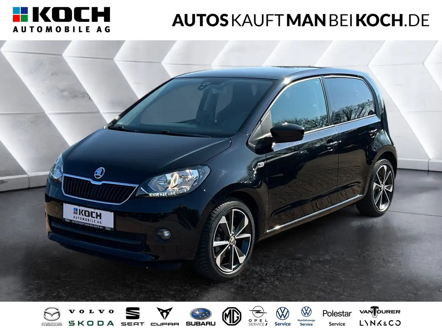 Skoda Citigo 1.0 Style SHZ PDC KLIMA FSE TEMPO NAVI Nero - 1