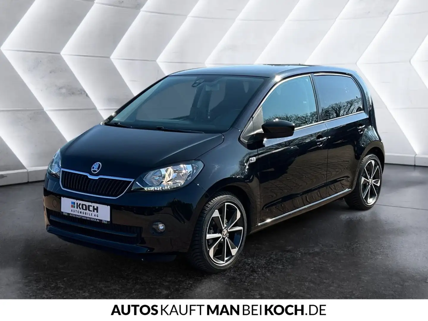 Skoda Citigo 1.0 Style SHZ PDC KLIMA FSE TEMPO NAVI Negro - 2