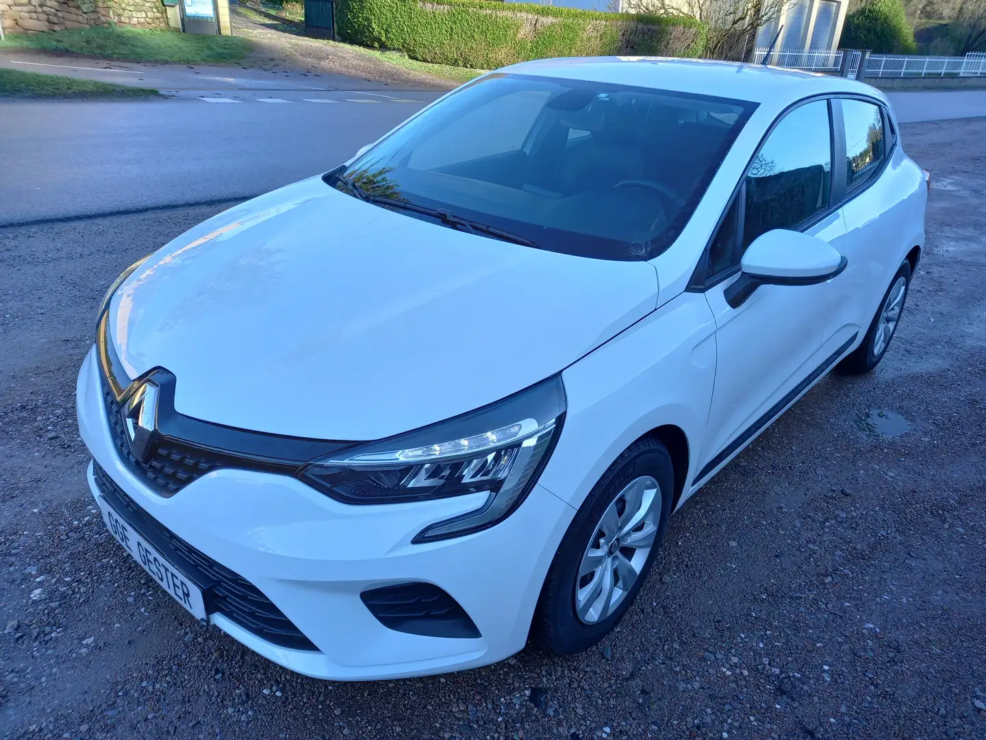 Renault Clio V STE TCE 90 AIR NAV GPS 2 PLACES 29182 KMS Blanc - 2