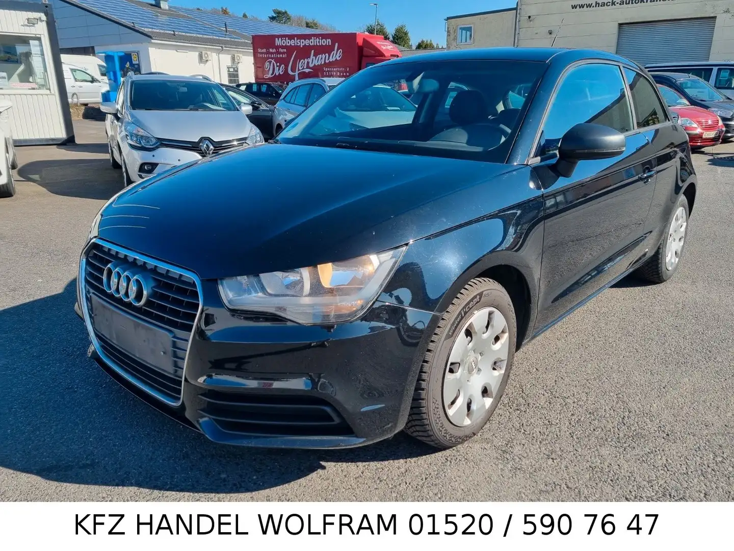 Audi A1 1.2 TFSI attraction Sitzheizung,AHK, 1 Halter Schwarz - 1