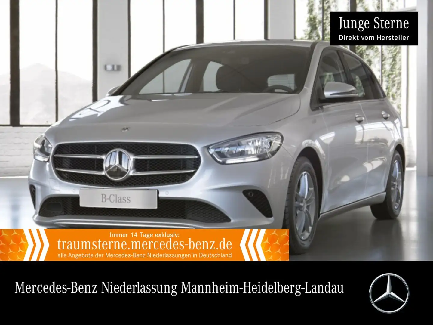 Mercedes-Benz B 180 d STYLE+KAMERA+TOTW+7G Zilver - 1