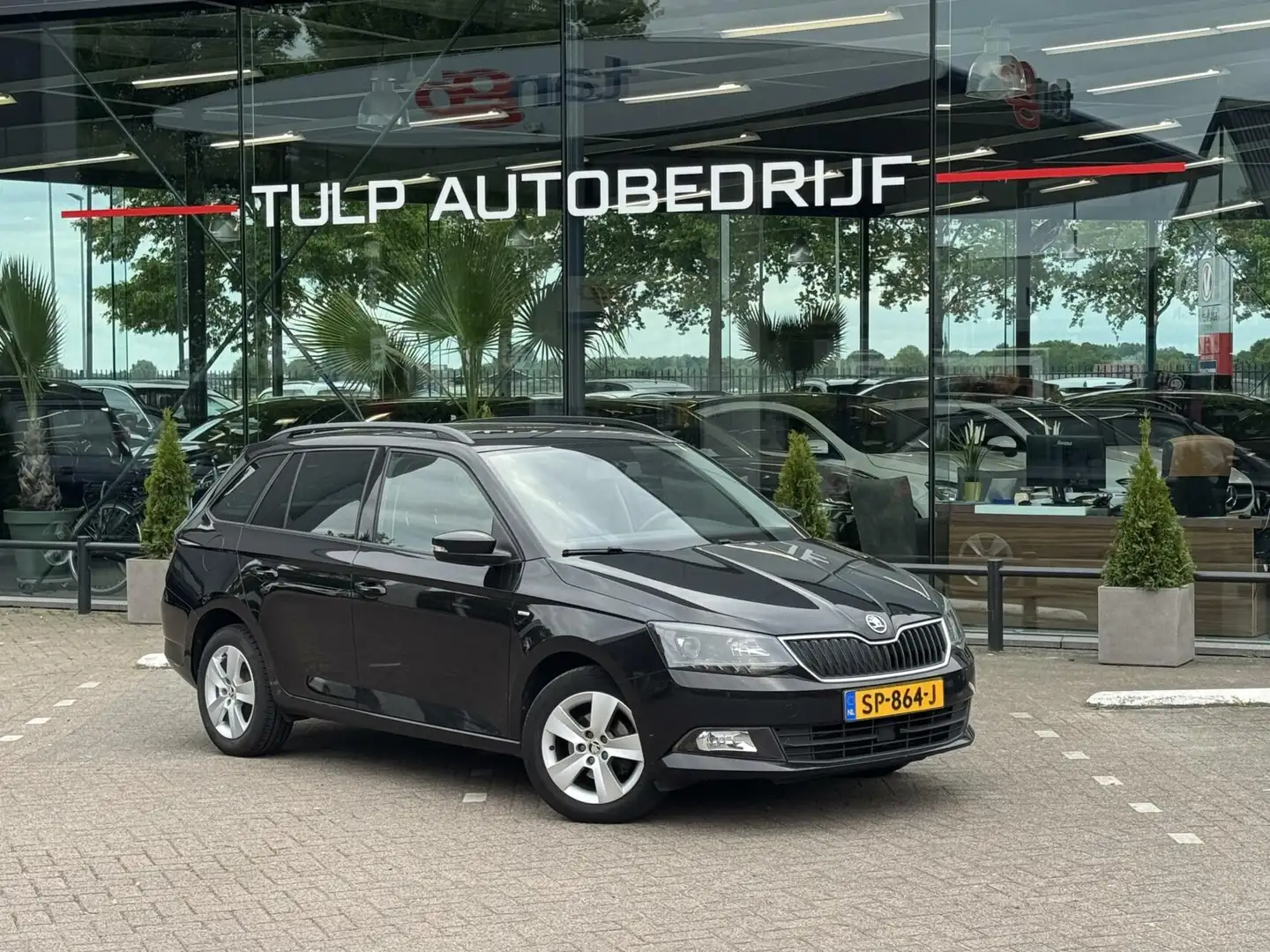 Skoda Fabia Combi 1.0 TSI Clever 2018 Navi Clima Nette auto Zwart - 1