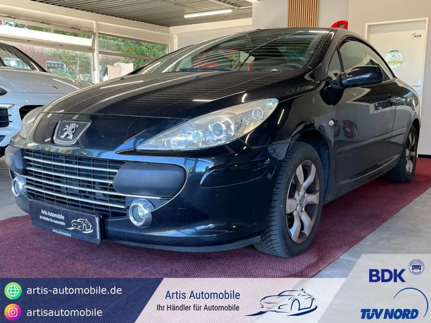 Peugeot 307 CC Cabrio-Coupe FILOU*CABRIO*WENIG KM* Schwarz - 1