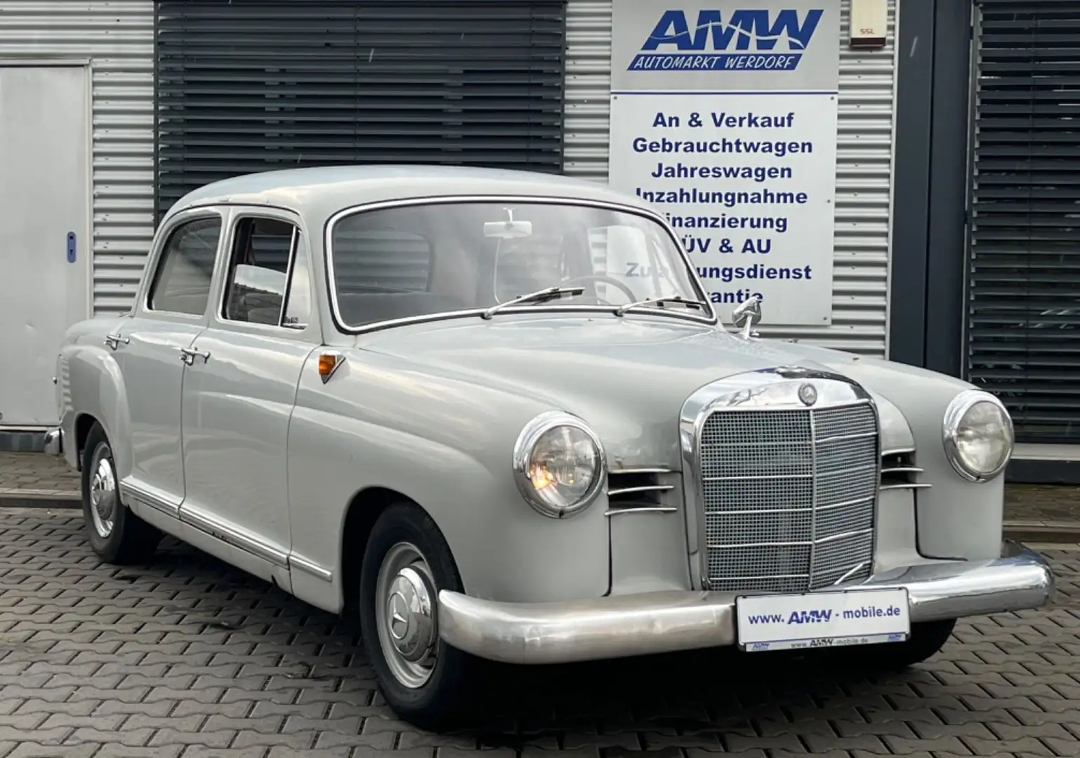 Mercedes-Benz 180 Diesel Ponton Gelegenheit Oldtimer !! Gris - 1