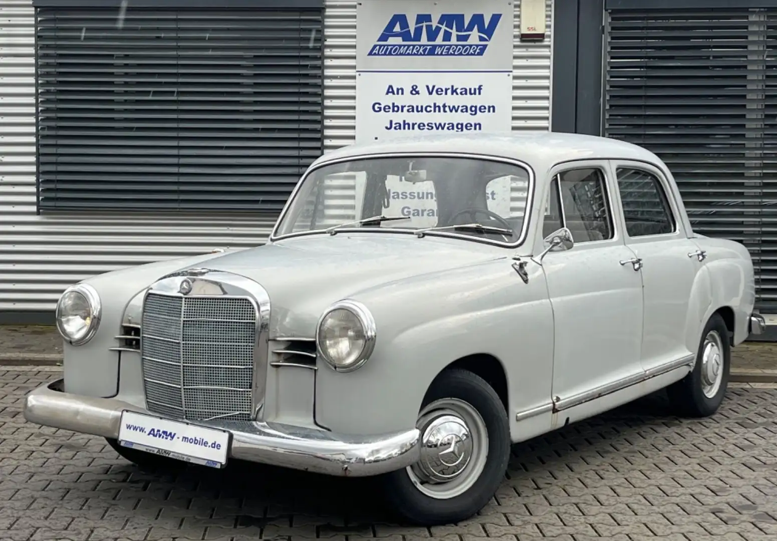 Mercedes-Benz 180 Diesel Ponton Gelegenheit Oldtimer !! Gris - 2