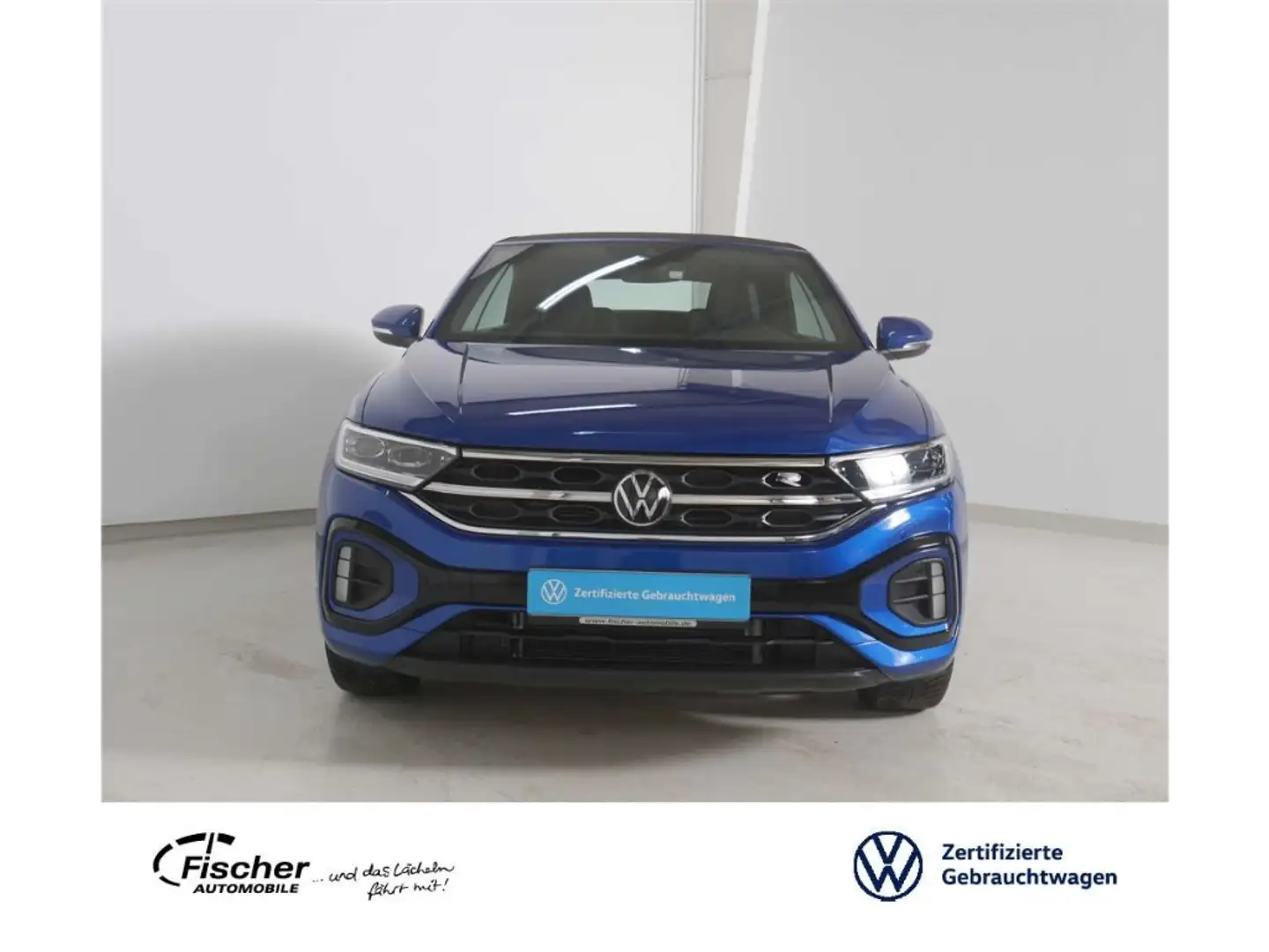 Volkswagen T-Roc Cabriolet 1.5 TSI R-Line DSG AHK/LED/NAV Blau - 1