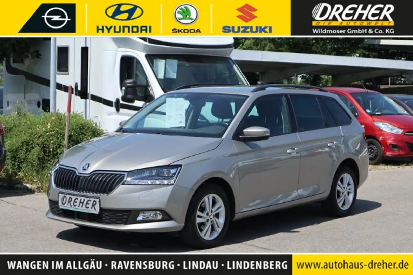 Skoda Fabia Fabia Combi 1.0 TSI Style Klima/PDC/Kamera/LM BC Beige - 1