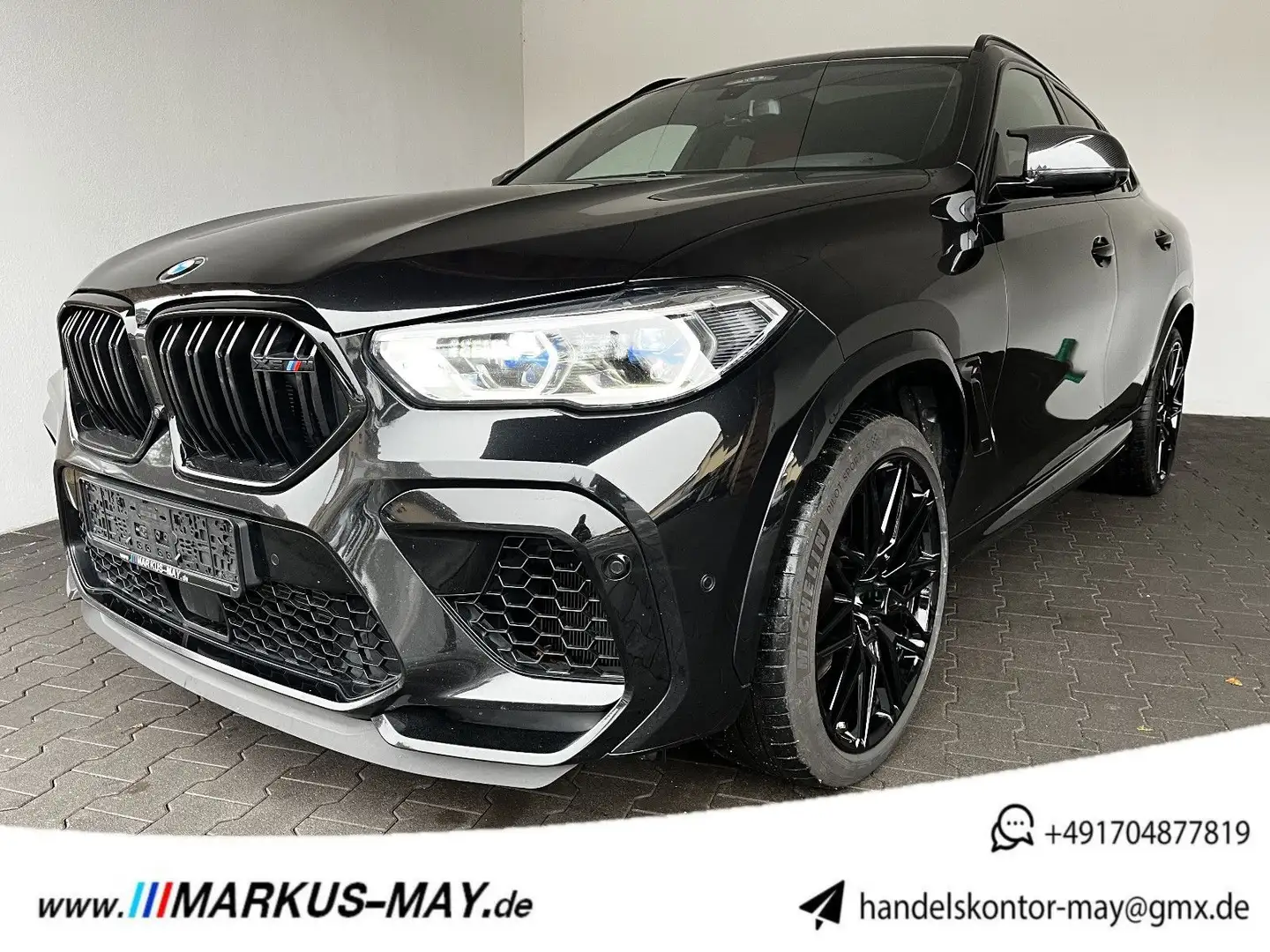 BMW X6 M Comp dt. Fahrz Pano DAProf Laser B&W AHK Schwarz - 1