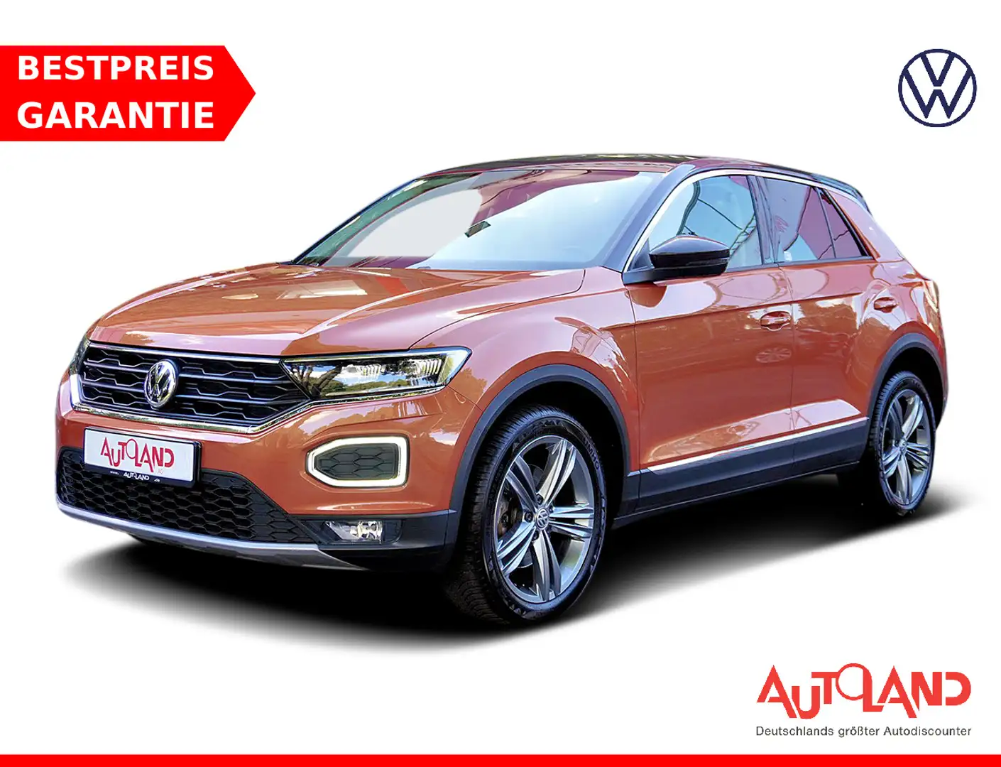 Volkswagen T-Roc 1.0 TSI Style LED Navi ACC Sitzheizung DAB Orange - 1