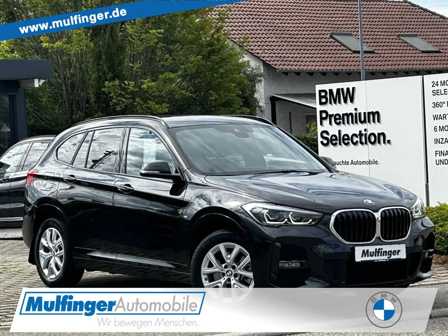 BMW X1 s20i M Sport Leder HUD ACC Ad-Fahrw.HiFi AHK Schwarz - 1