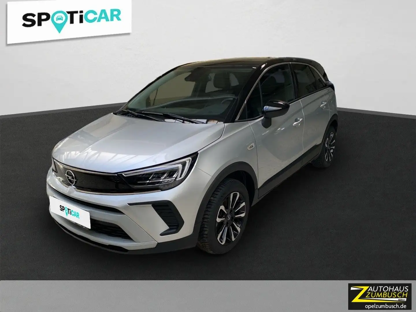 Opel Crossland Elegance, R-Kamera,GJR, Sitzh., uvm.. Silber - 1