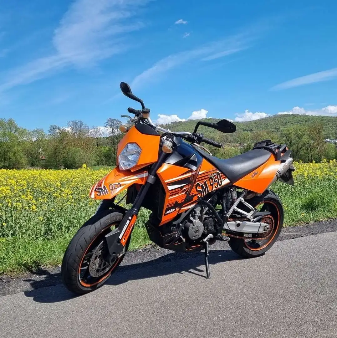 KTM 950 Supermoto Oranje - 1