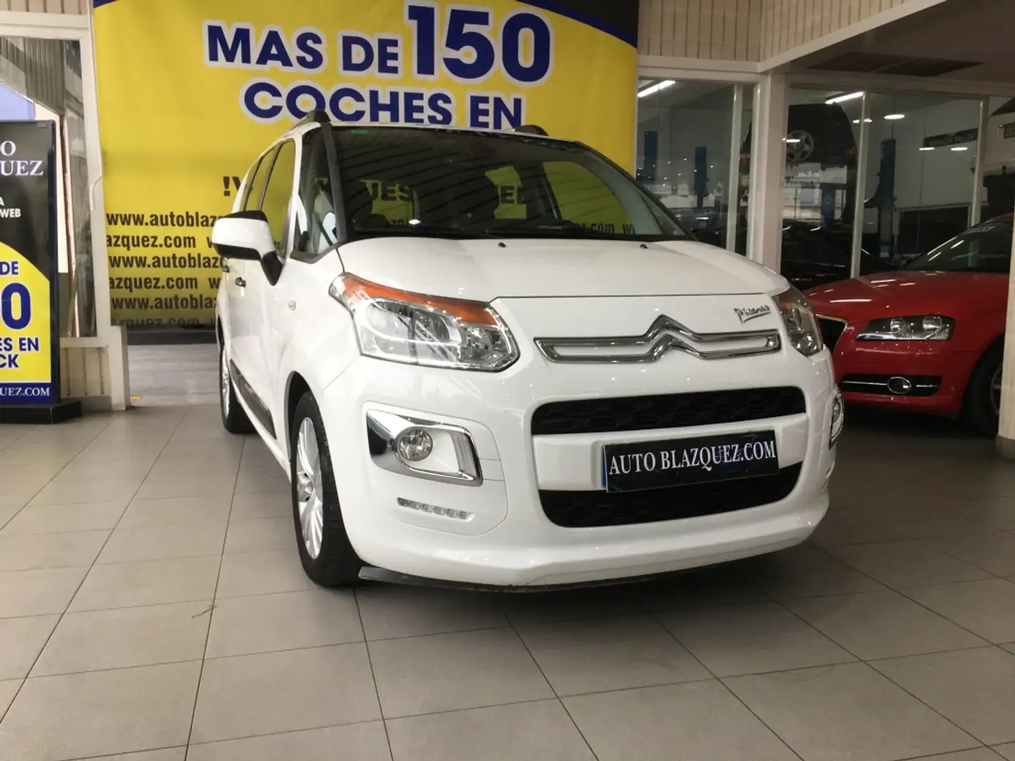 Citroen C3 Picasso 1.6HDi Exclusive 90 Blanc - 1