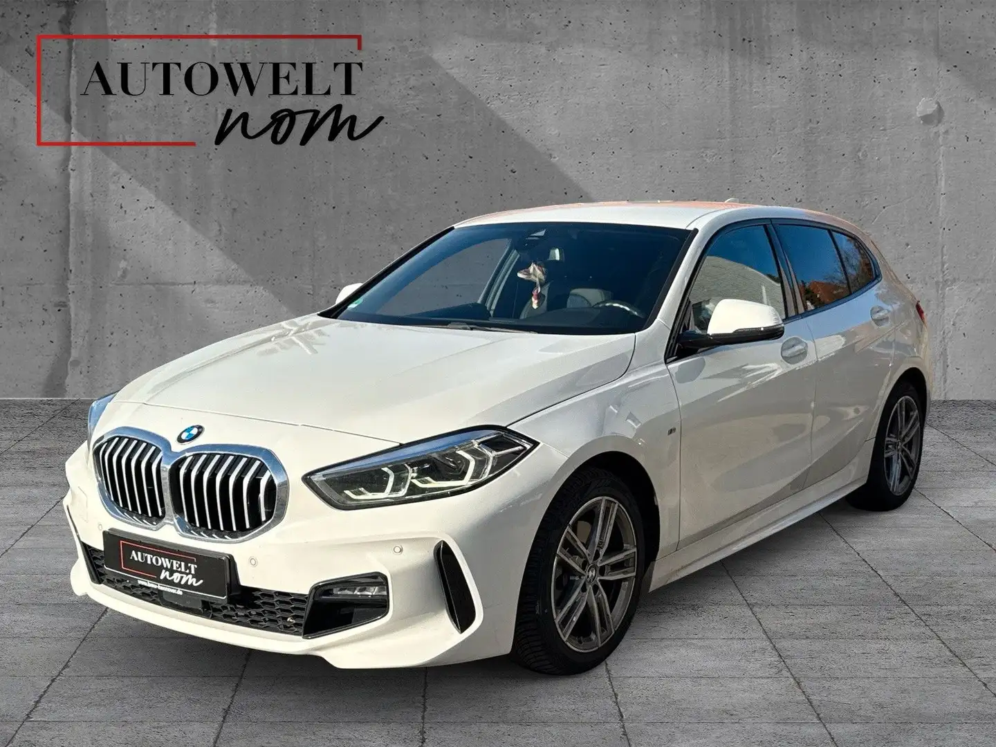 BMW 118 i M-Sport /VIRTU/SHADOW/NAVPROF/TEILLE/PDC/LE Weiß - 1