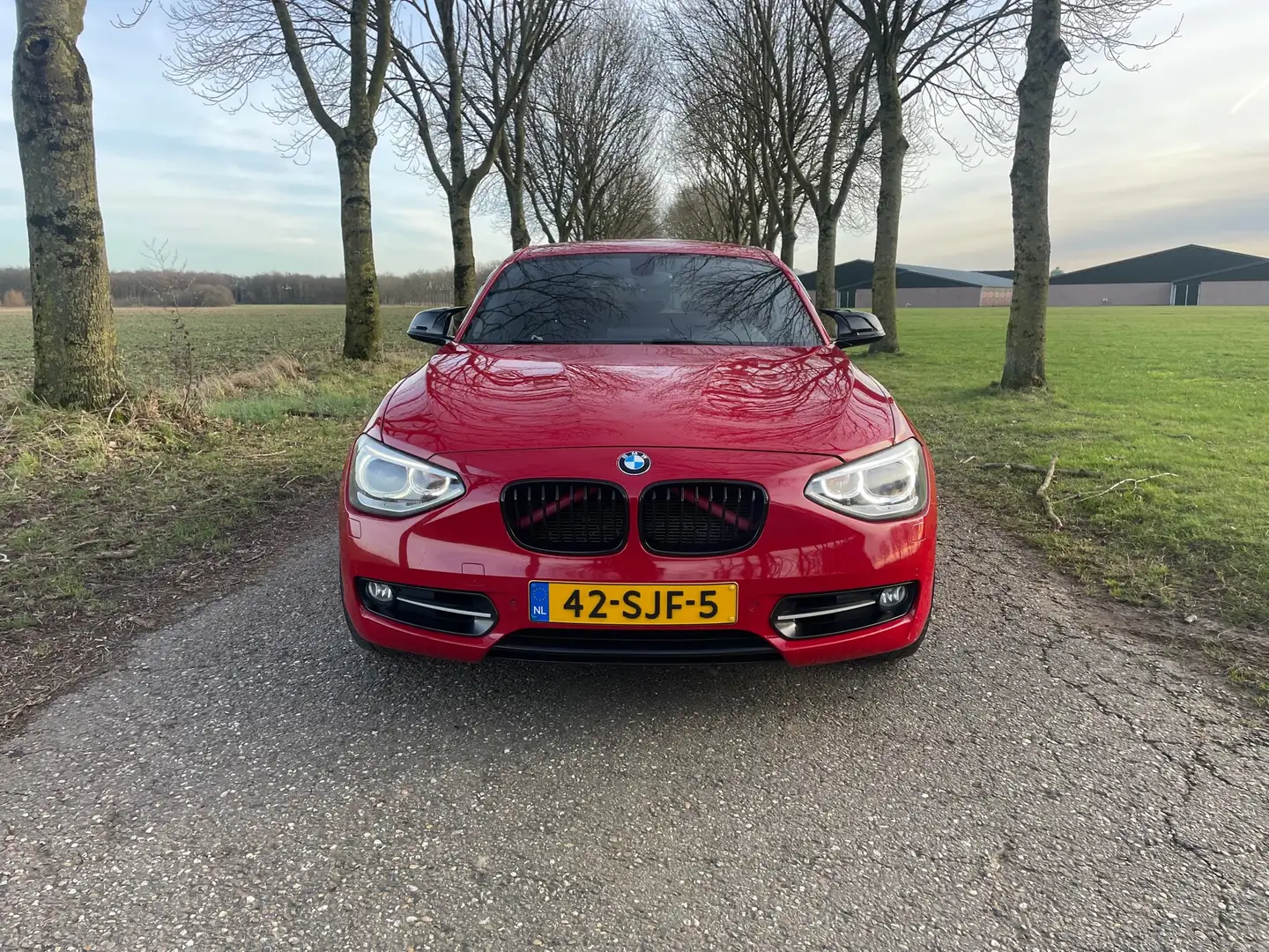 BMW 118 118i Business Rouge - 1