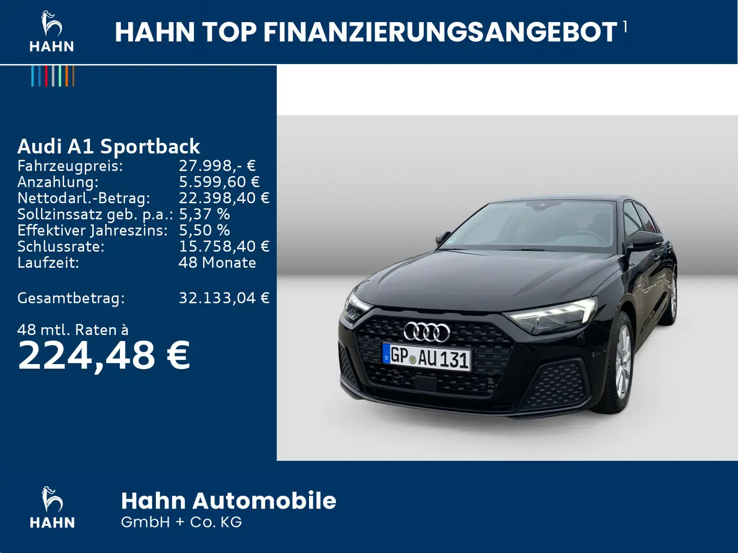 Audi A1 Audi A1 Sportback 30 TFSI LED Kamera Sportsitz Schwarz - 2