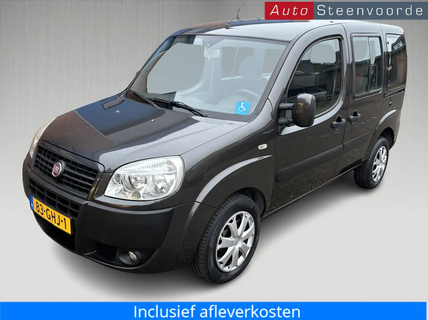 Fiat Doblo 1.4 Benzine Rolstoelvervoer-Airco-Nette auto - APK Gris - 1