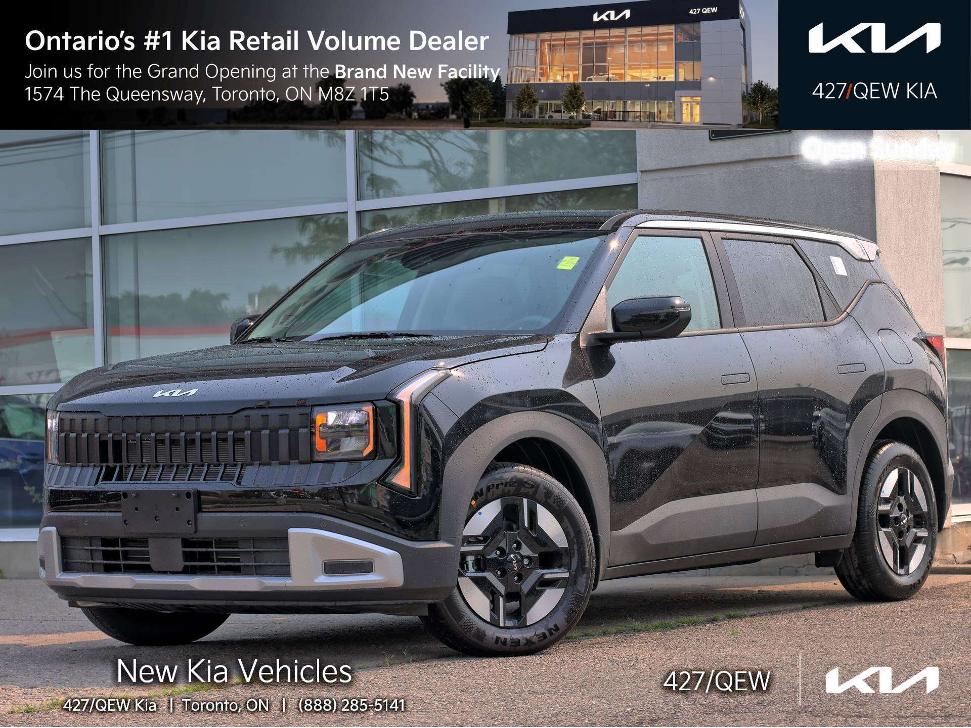 Black 2027 Kia Seltos SUV / Crossover Front-Wheel Drive Automatic