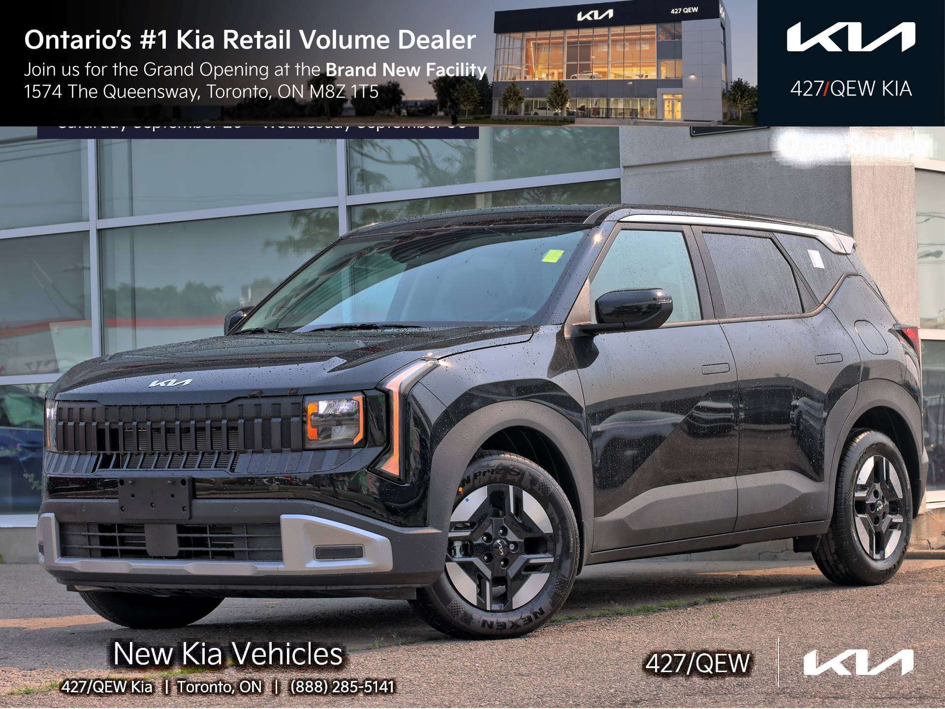 Black 2027 Kia Seltos SUV / Crossover Front-Wheel Drive Automatic