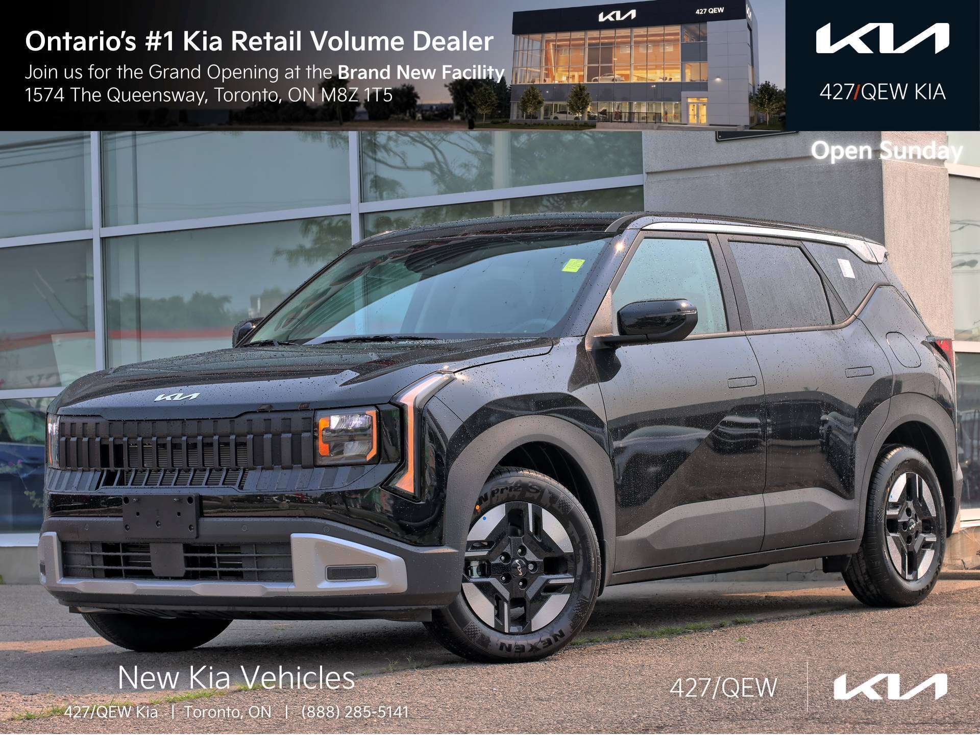 Black 2027 Kia Seltos SUV / Crossover Front-Wheel Drive Automatic