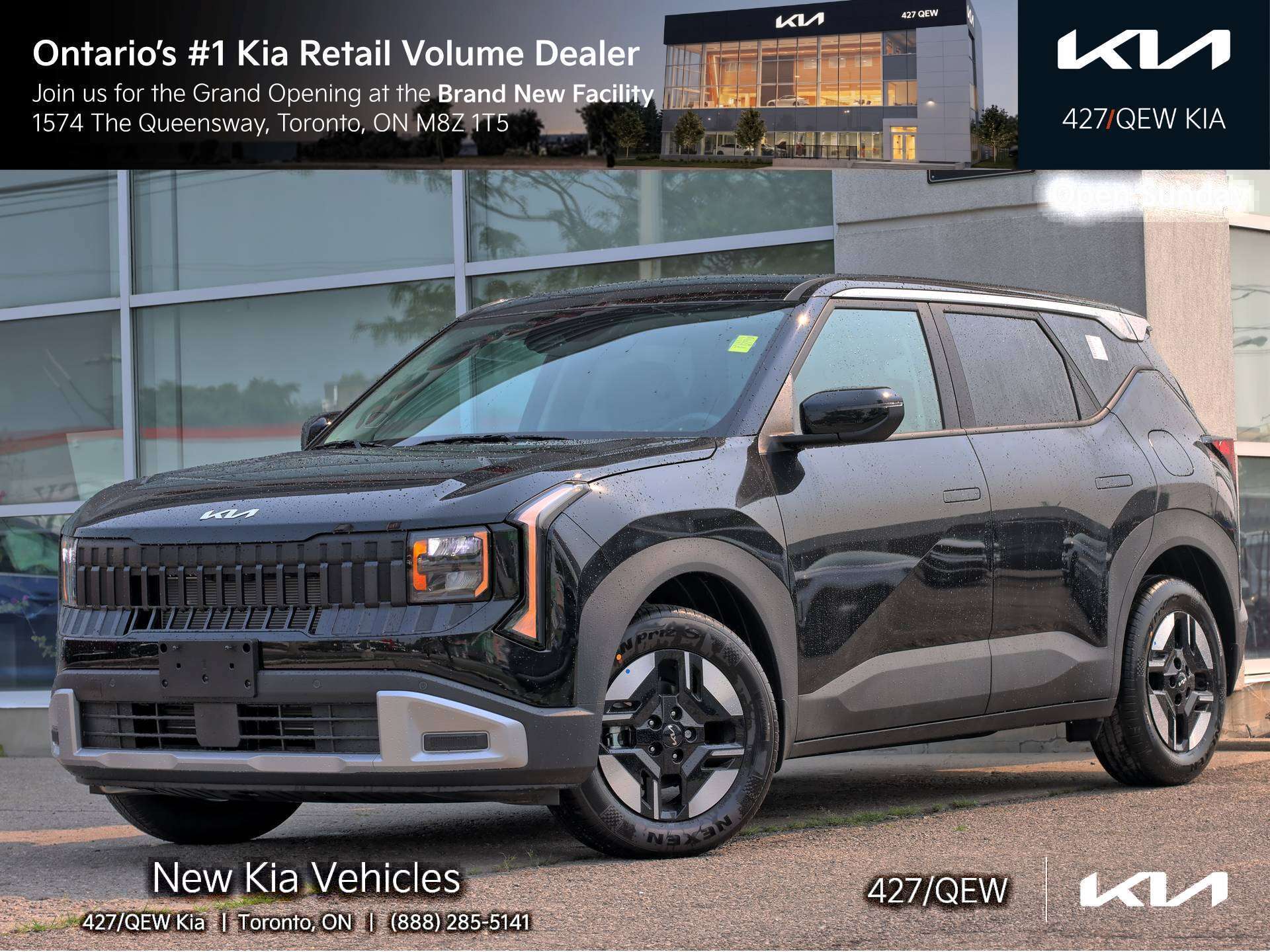 Black 2027 Kia Seltos SUV / Crossover Front-Wheel Drive Automatic