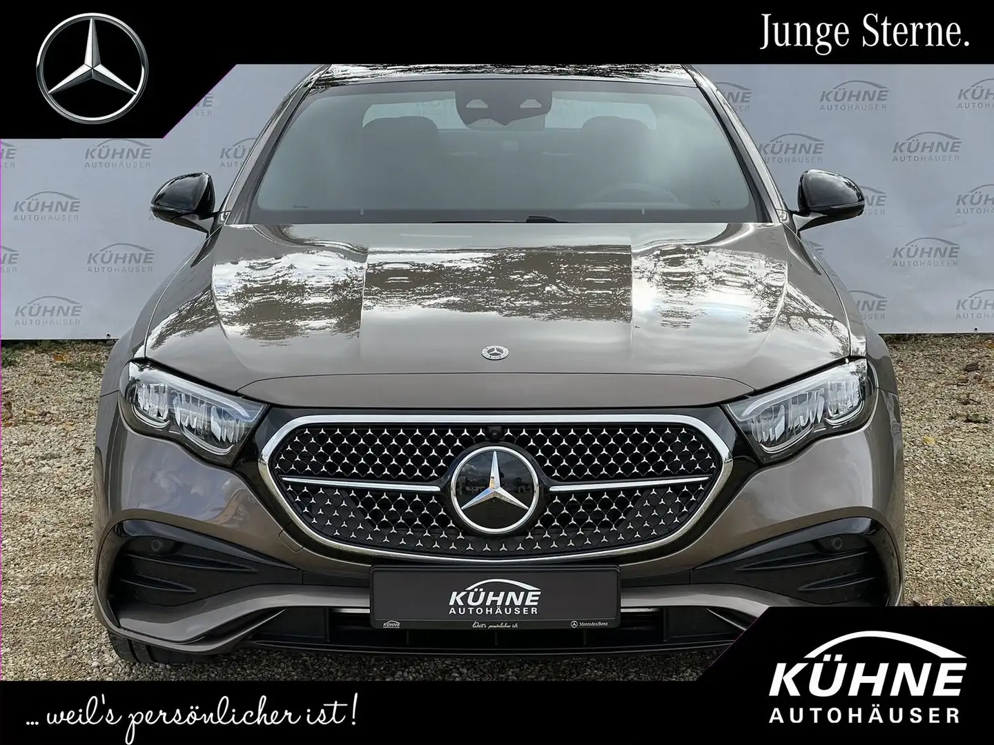 Mercedes-Benz E 300 de AMG+Pano+Sound+Headup+20'+Night+Distron Brun - 1