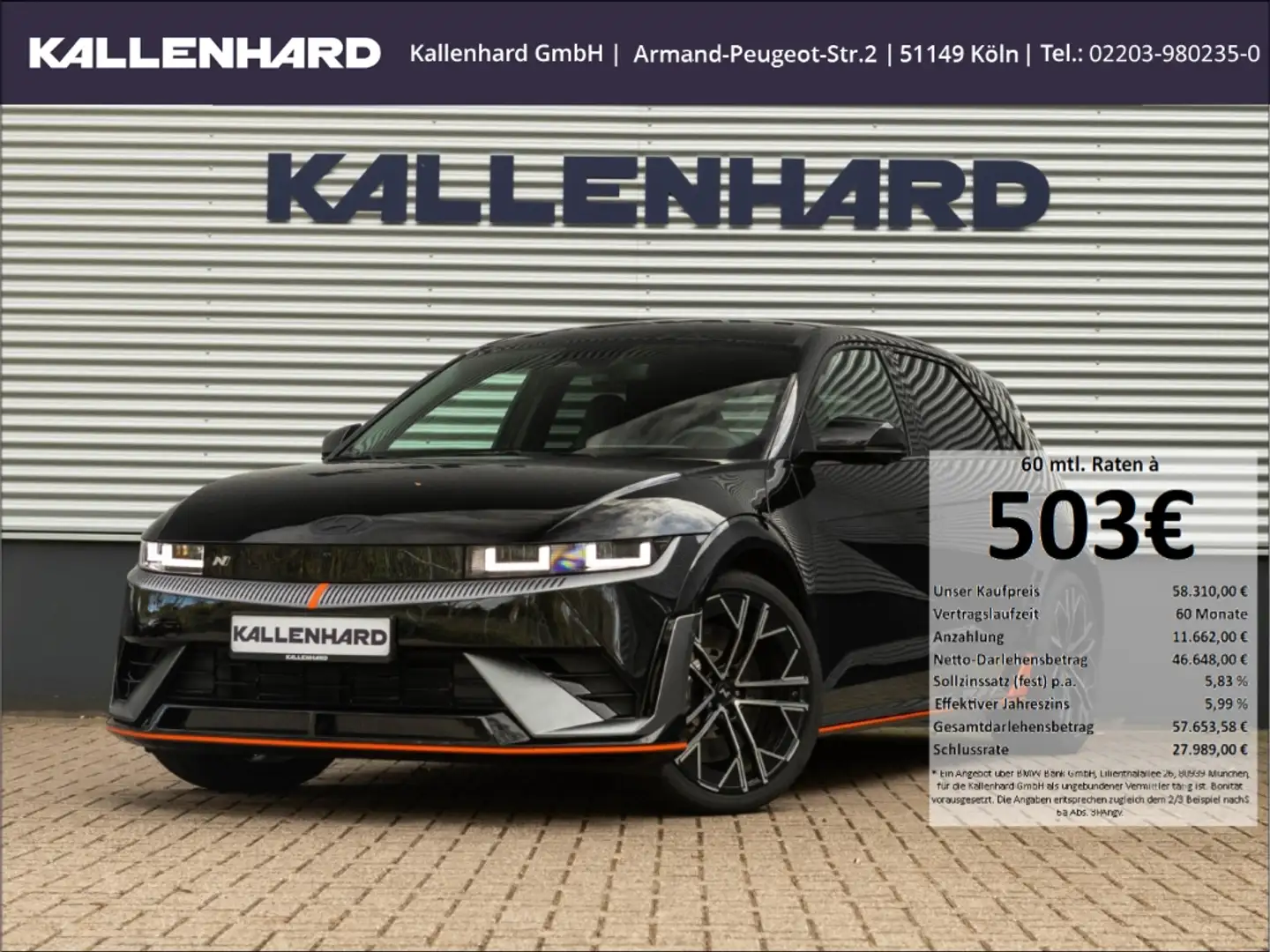 Hyundai IONIQ 5 N AWD-84kWh-650 PS-770NM Schwarz - 1